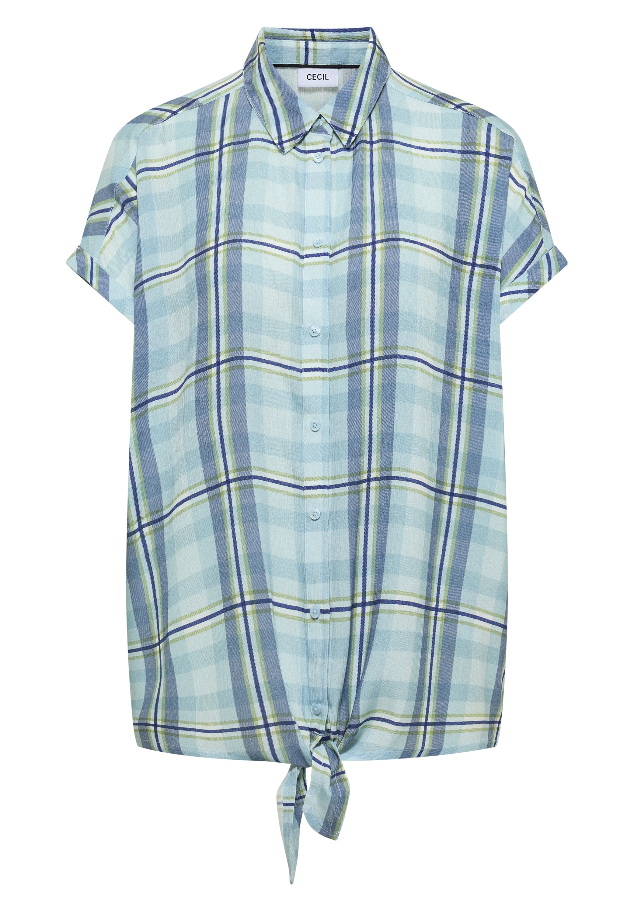 Cecil Kurzarmbluse mit allover Print