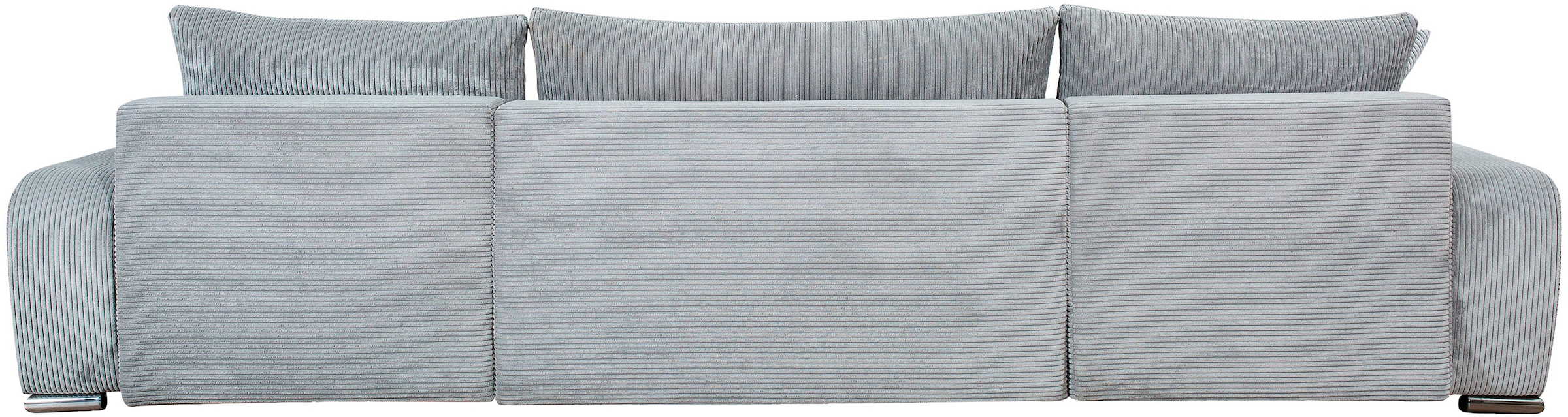 COLLECTION AB Wohnlandschaft »Paola U-Form«, mit Schlaffunktion, Stauraum, Zierkissen und Bonnellfederkern, Cord