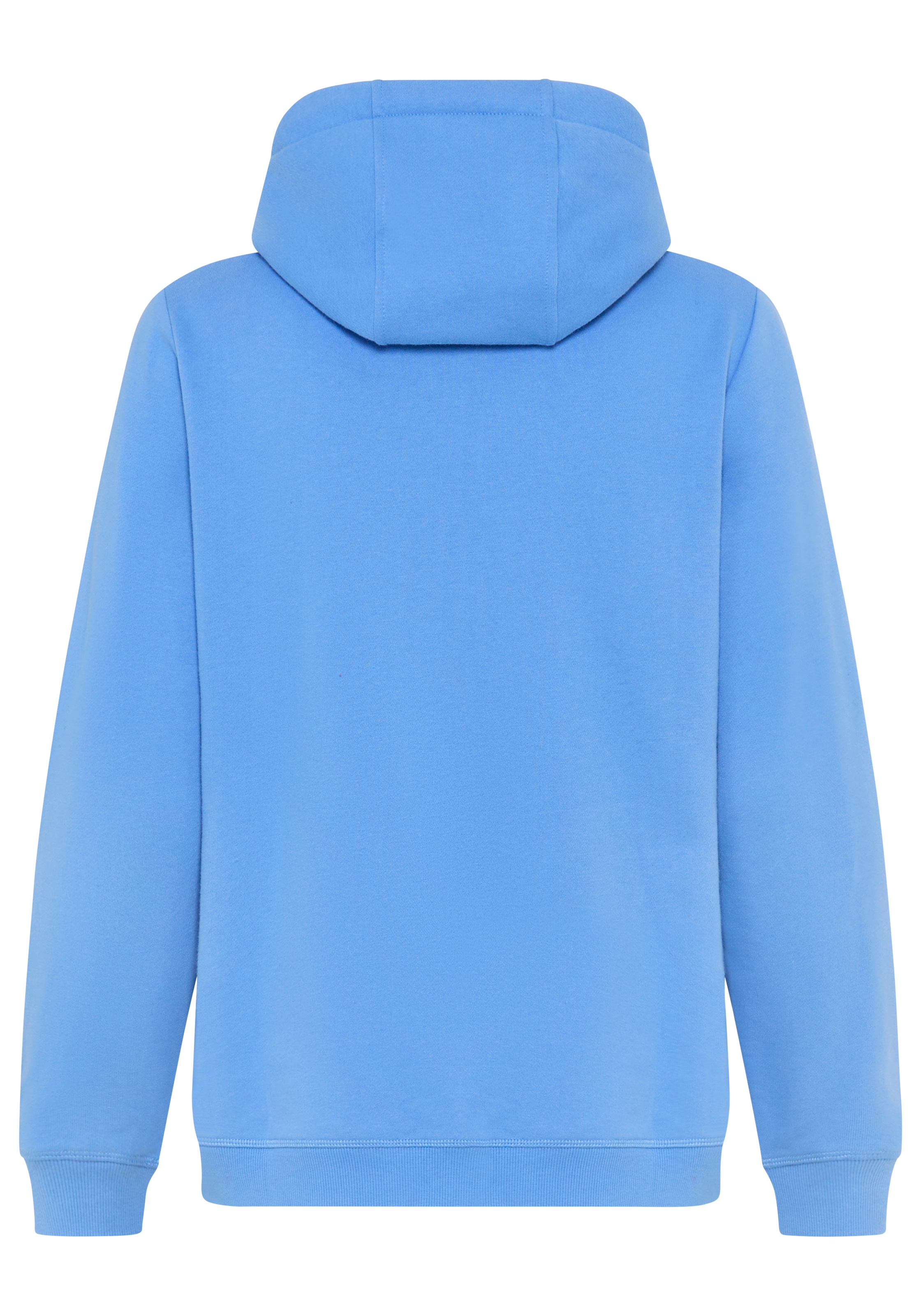 DELMAO Kapuzensweatshirt, Weiche Baumwollmischung mit Print, Kordel und maritimen Details