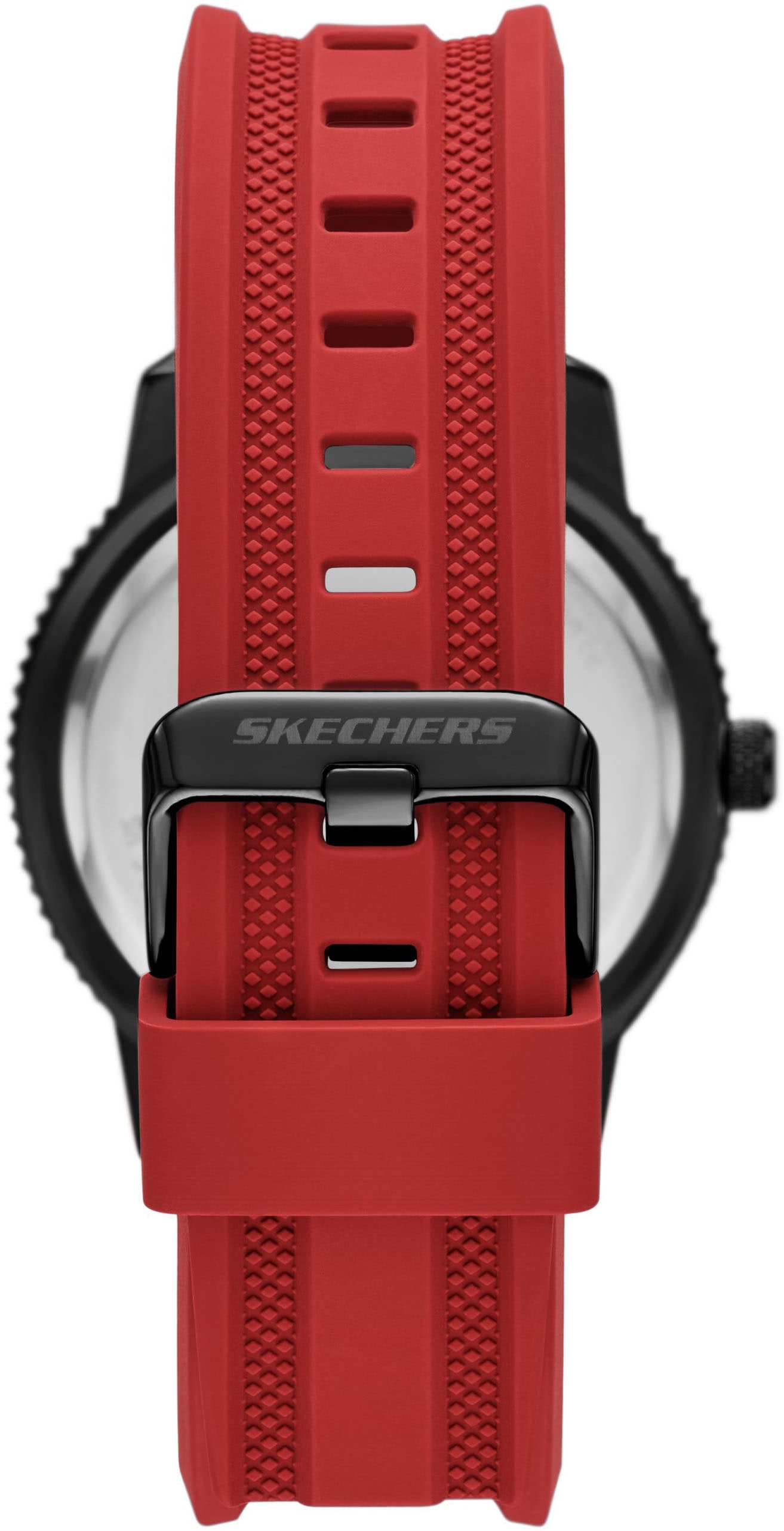 Skechers Quarzuhr »LACHMAN«, Armbanduhr, Herrenuhr, Silikonarmband, analog, Tag