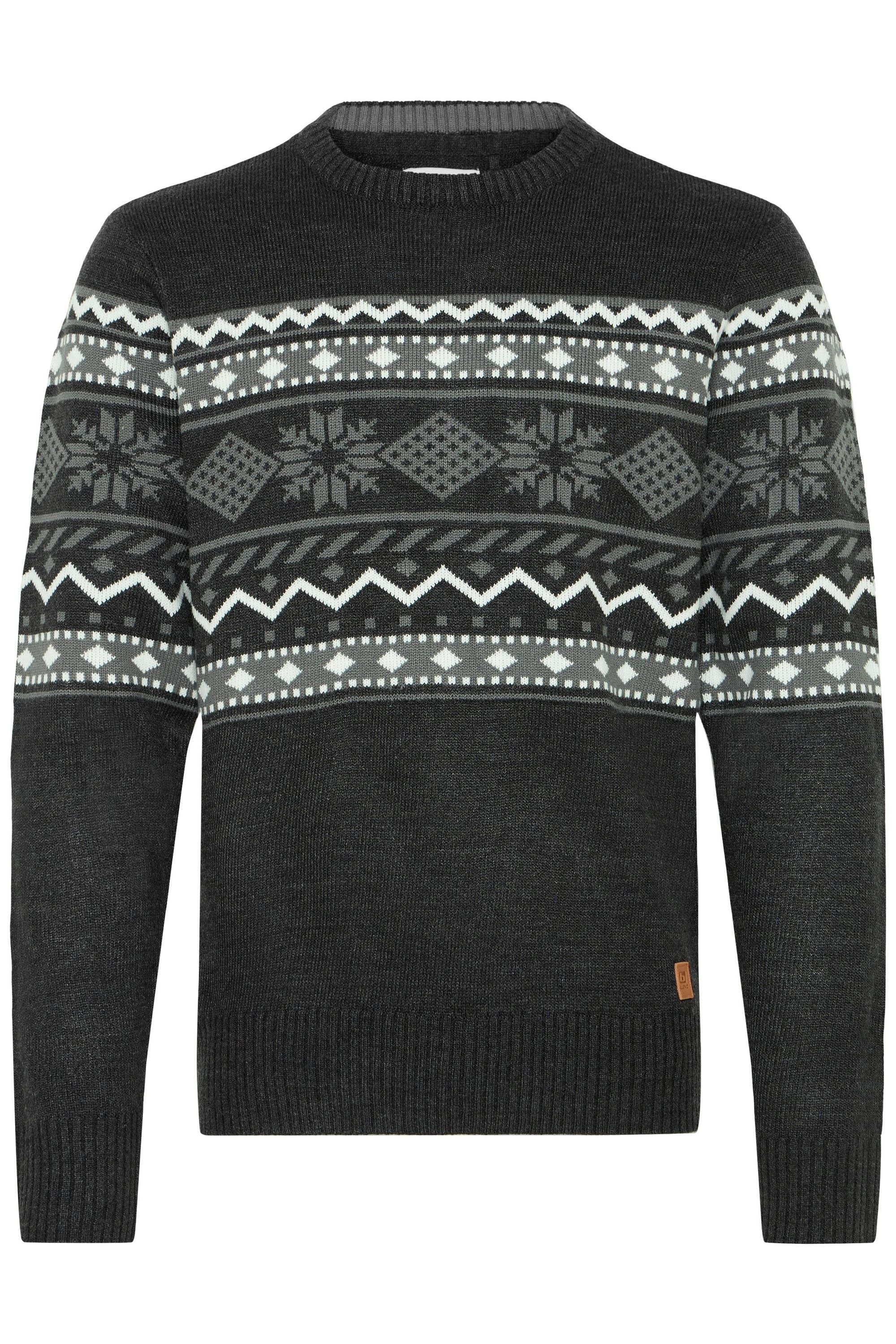 Blend Strickpullover "BHNohr" Klassischer Norweger Grobstrickpullover günstig online kaufen