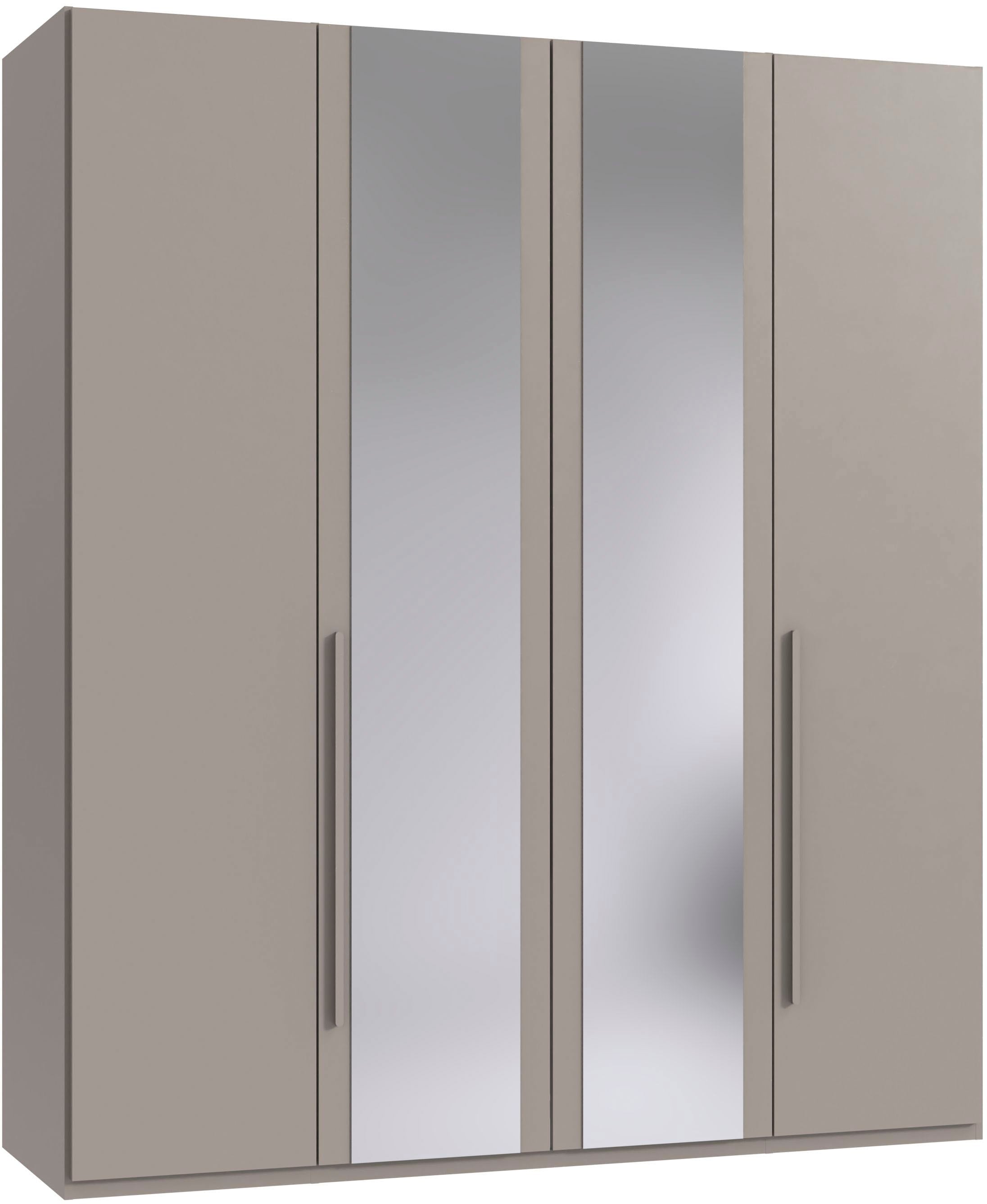 Wimex Drehtürenschrank "London in den Breiten 180cm, 225cm und 270cm erhältlich, inkl. Spiegel" Kleiderschrank wahlweise mit Basic- o. Premium-Ausstattung erhältlich