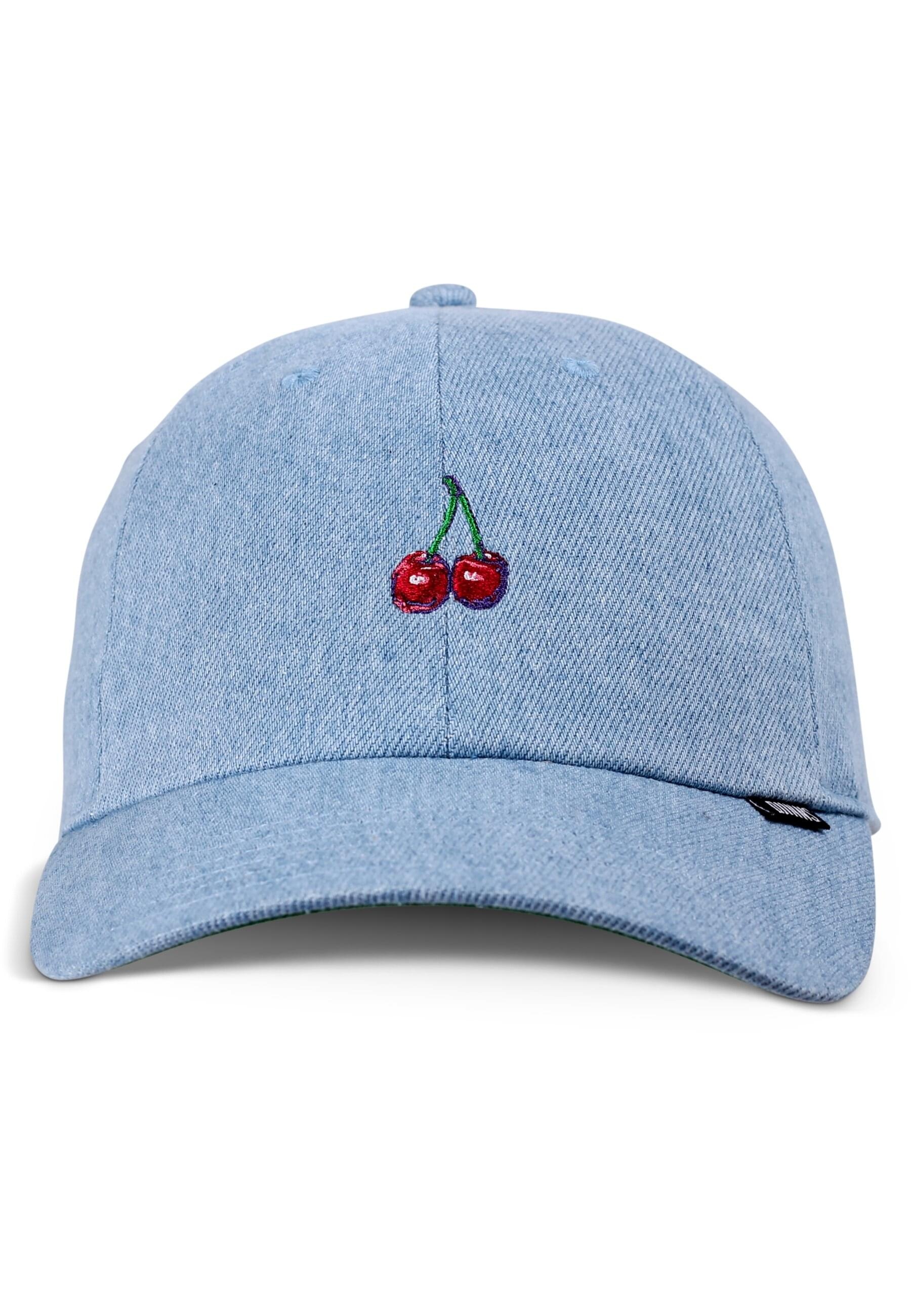 DJINNS Snapback Cap "Djinns Dad Cap DNC Cherry"light denim, 90% Baumwolle, 10% Polyester, Caps