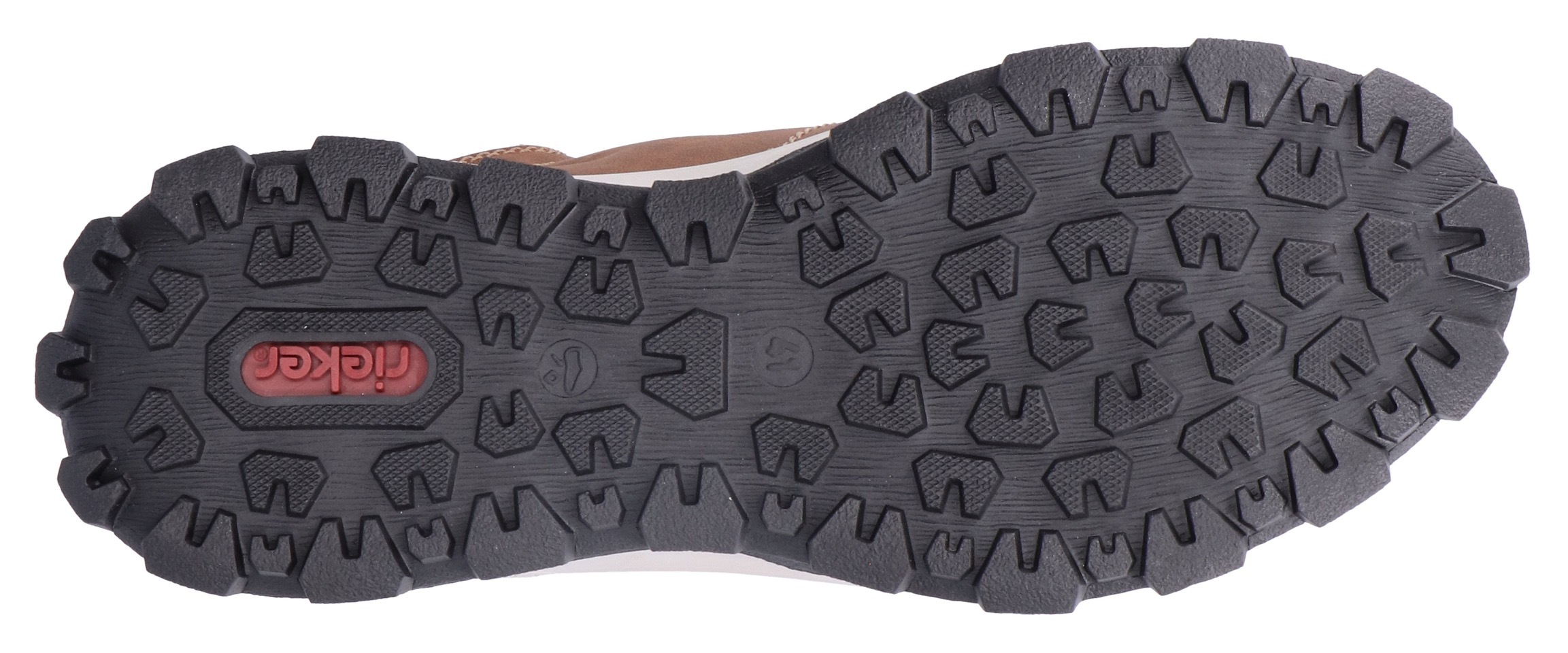 Winterboots RIEKER, Herren, Gr. 40, braun (braun, kombiniert), Lederimitat, Textil, Schuhe Winterboots, mit wasserabweisender Rieker-TEX-Ausstattung 3
