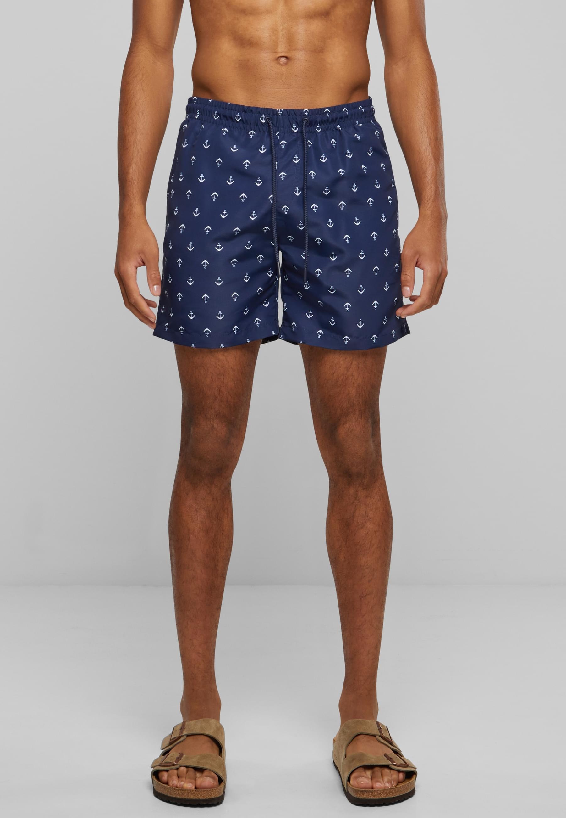 URBAN CLASSICS Badeshorts »Urban Classics Herren Pattern Swim Shorts«