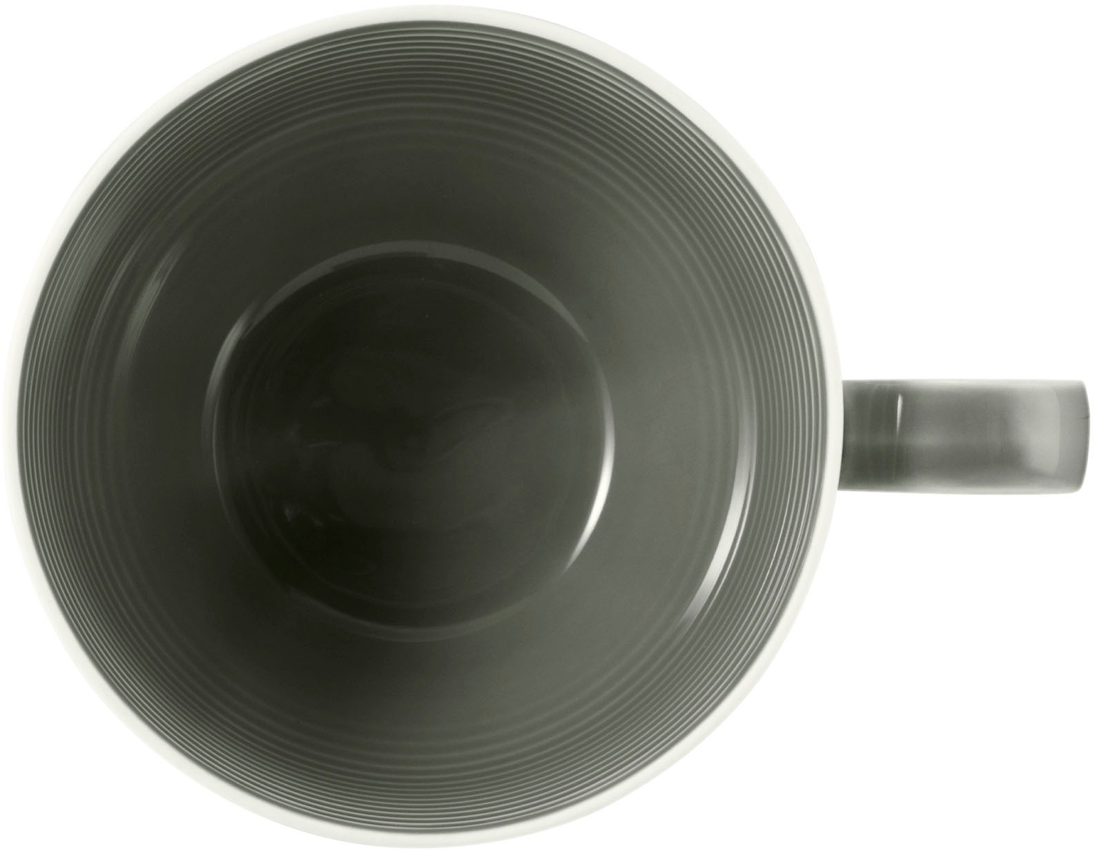 Seltmann Weiden Kaffeeservice »Geschirr-Set, Service Beat«, (Set, 18 tlg.), Teller, Tassen, Untertassen, Rillendekor, 18 Teile, für 6 Personen