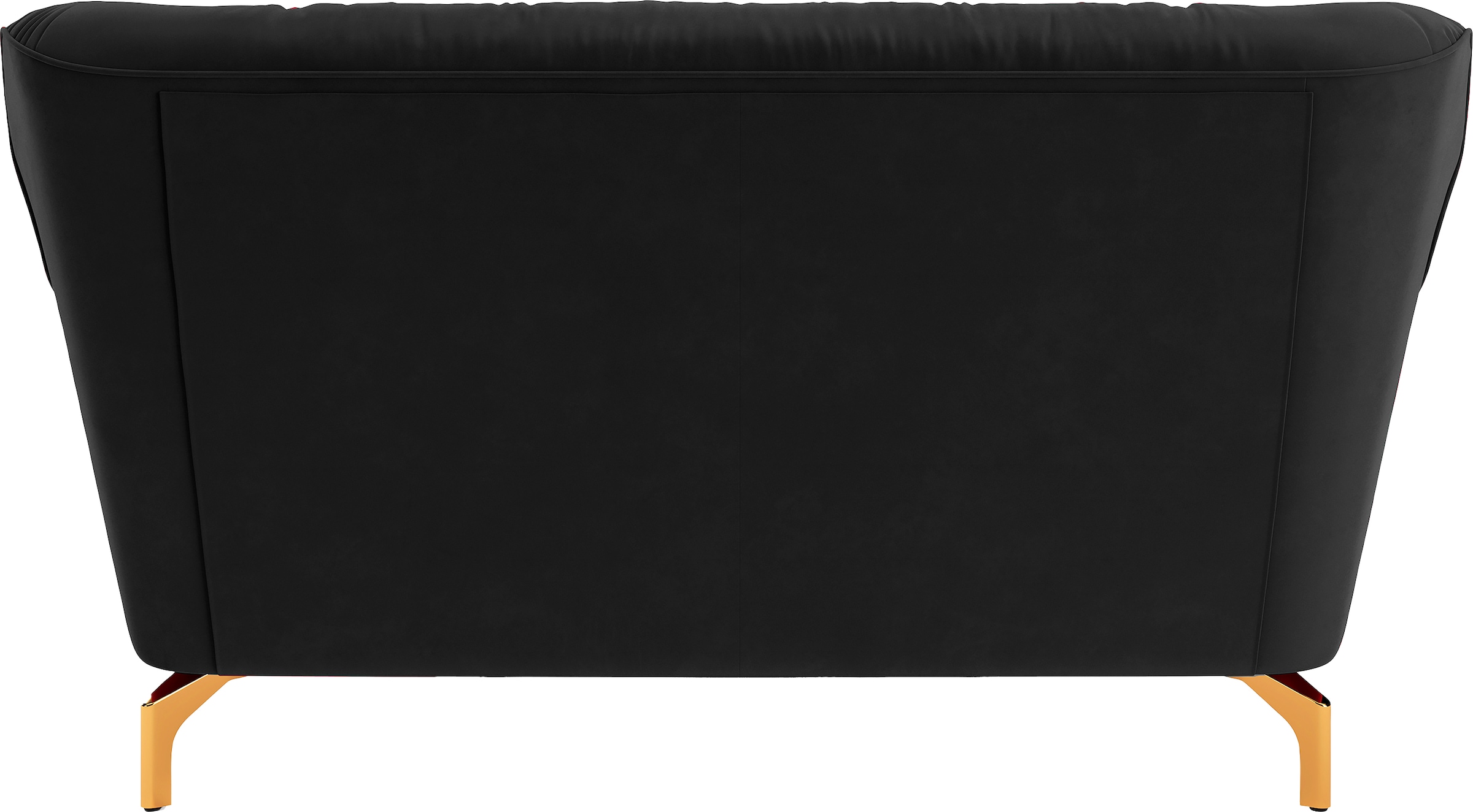 sit&more Polstergarnitur »Orient 3« 2 Stk. tlg. inkl. 4 Zierkissen mit Strass-Stein, goldfarbene Metallfüße