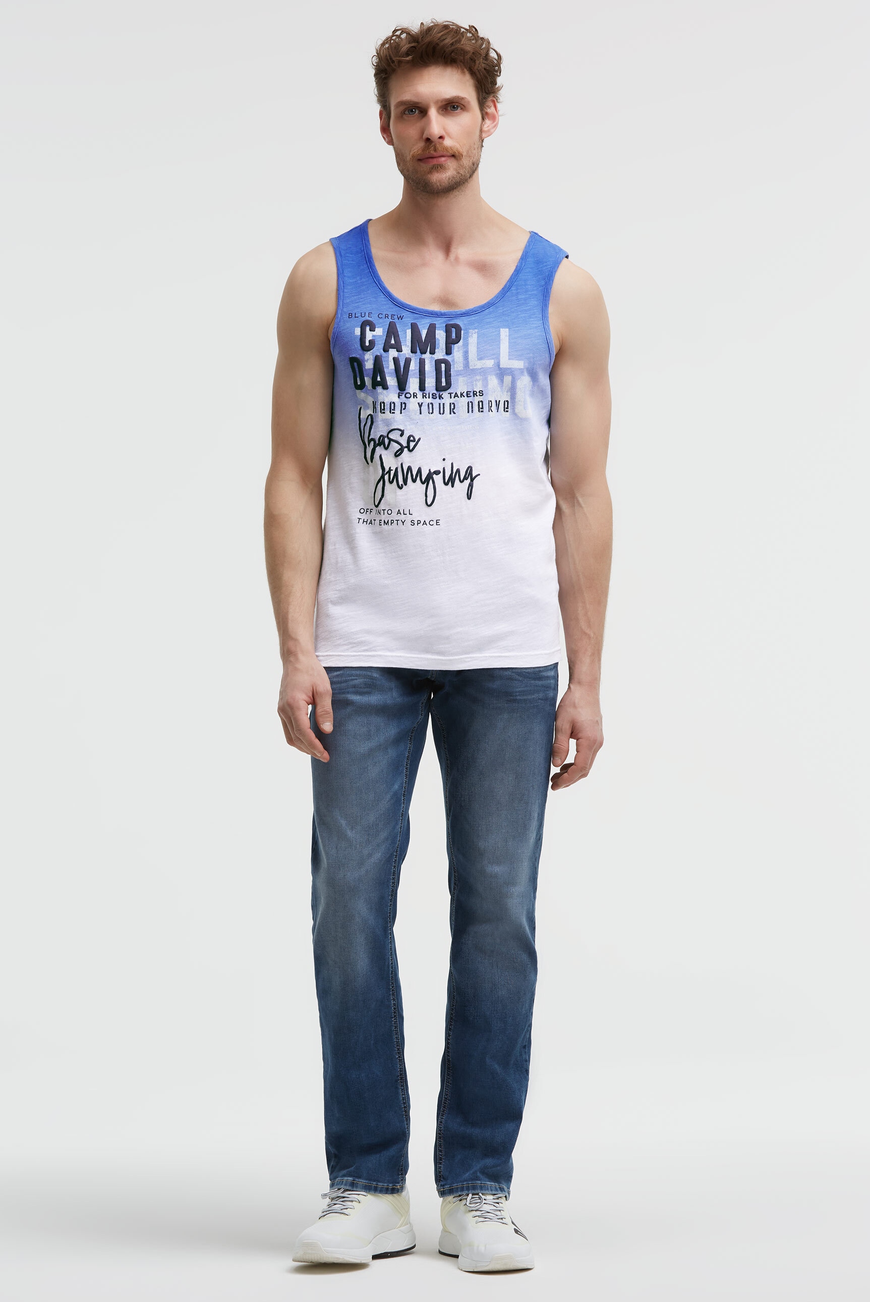 CAMP DAVID Tanktop aus Baumwolle
