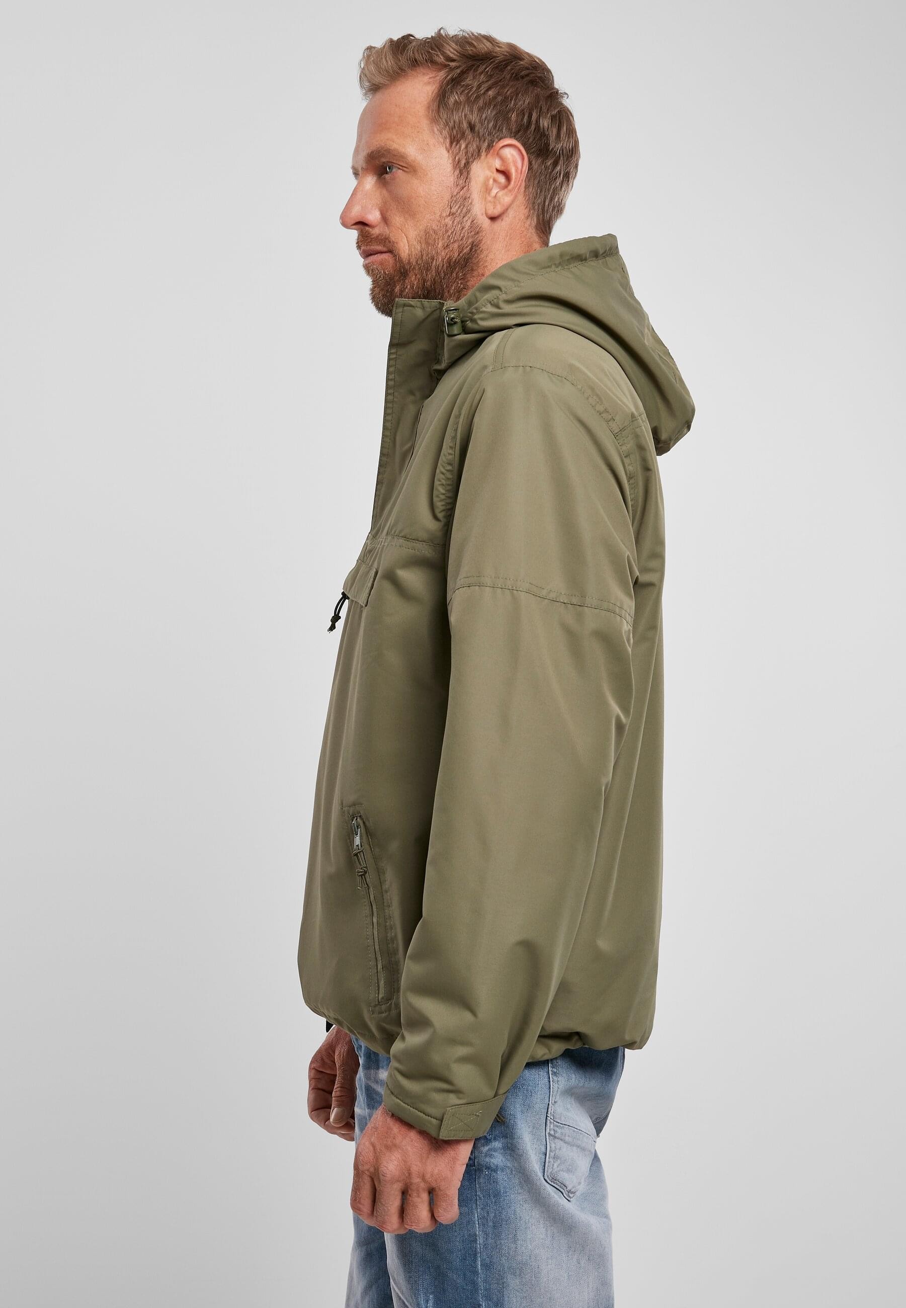 Brandit Anorak »Brandit Herren Fleece Pull Over Windbreaker«, (1 St.), mit Kapuze