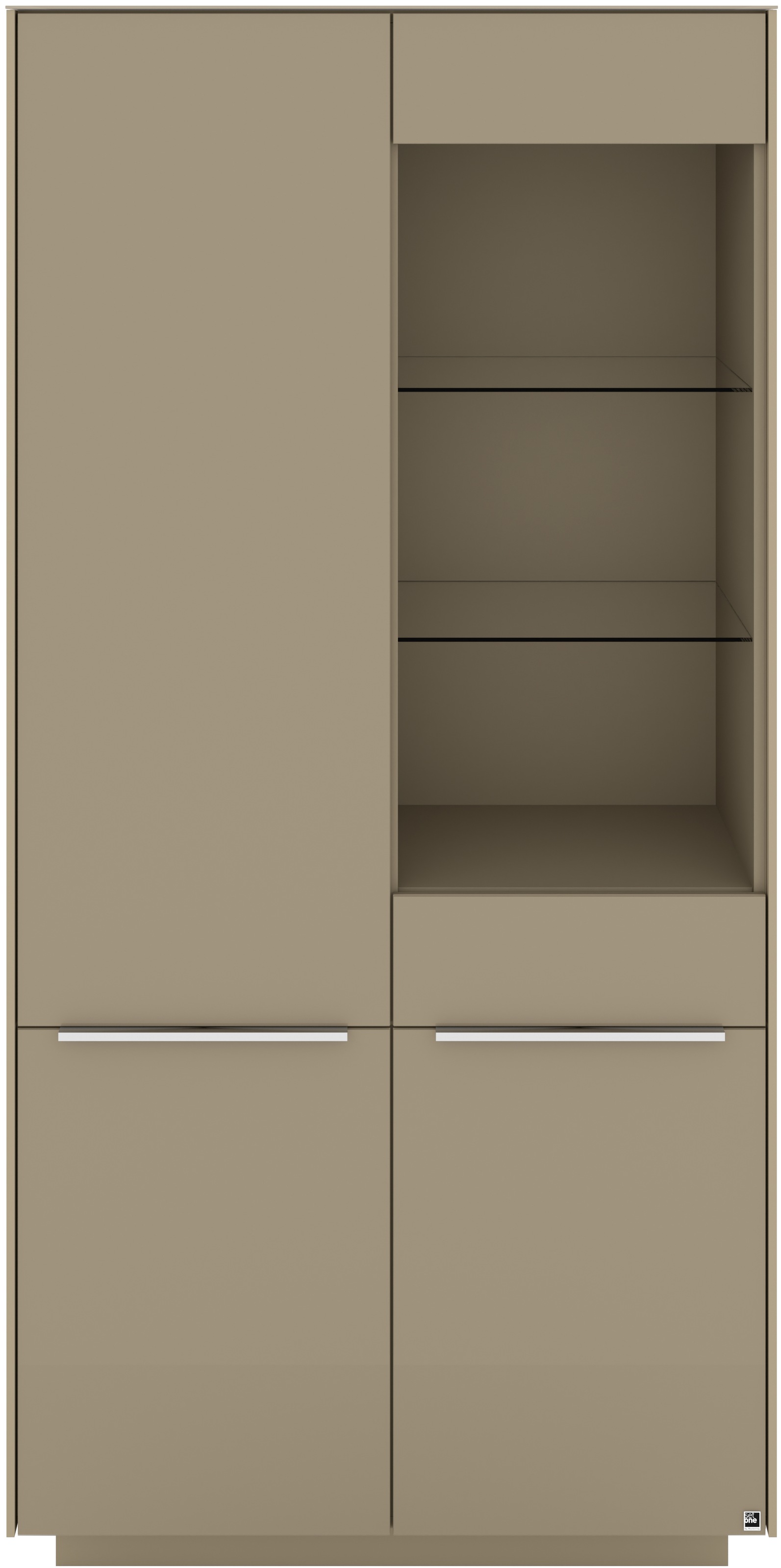set one by Musterring Standvitrine »Reno« 1 Stk. tlg. Mit Sockel in diversen Farben, 193 cm Höhe & Farbauswahl