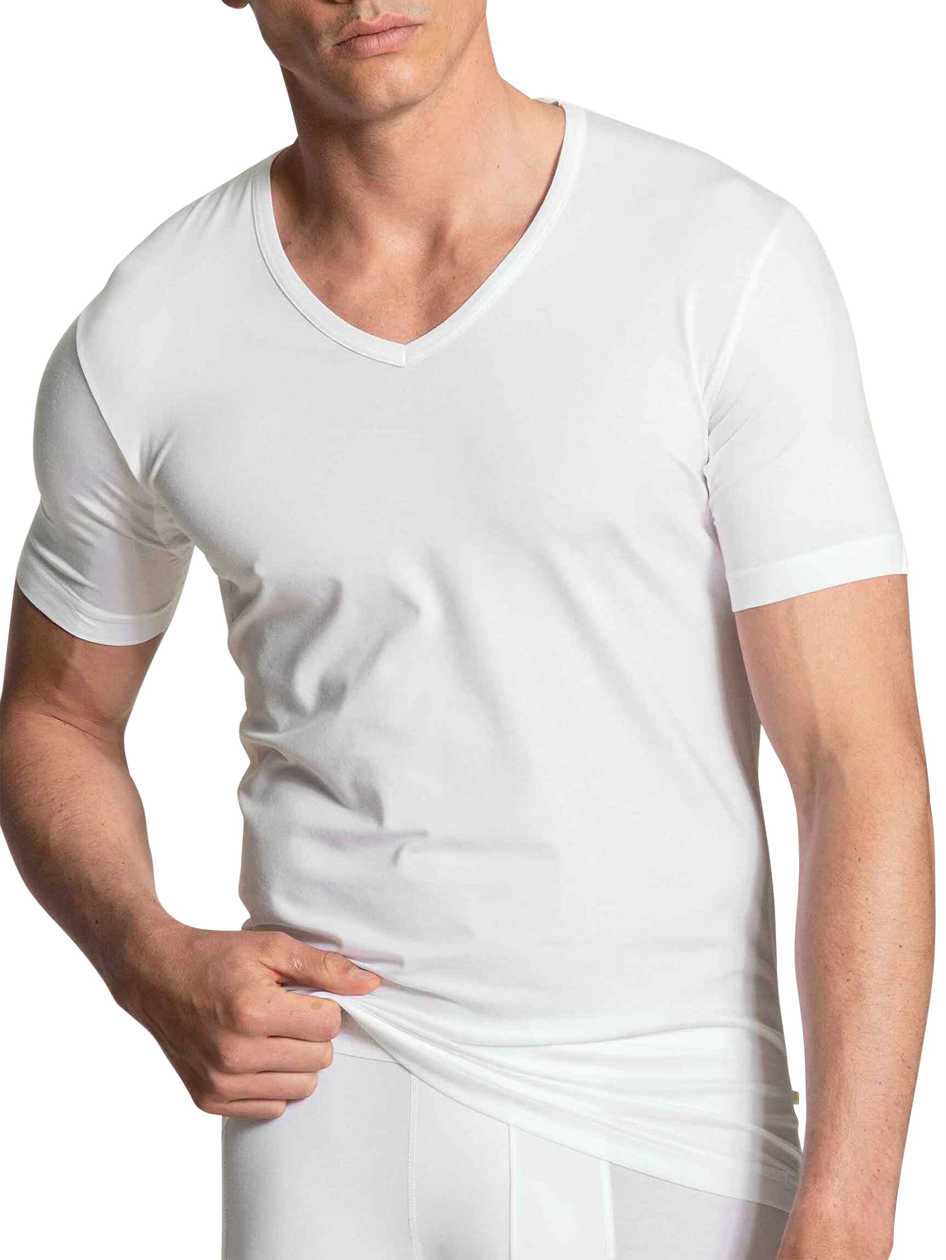 CALIDA Shirttop »Focus«, mit lässigem V-Ausschnitt