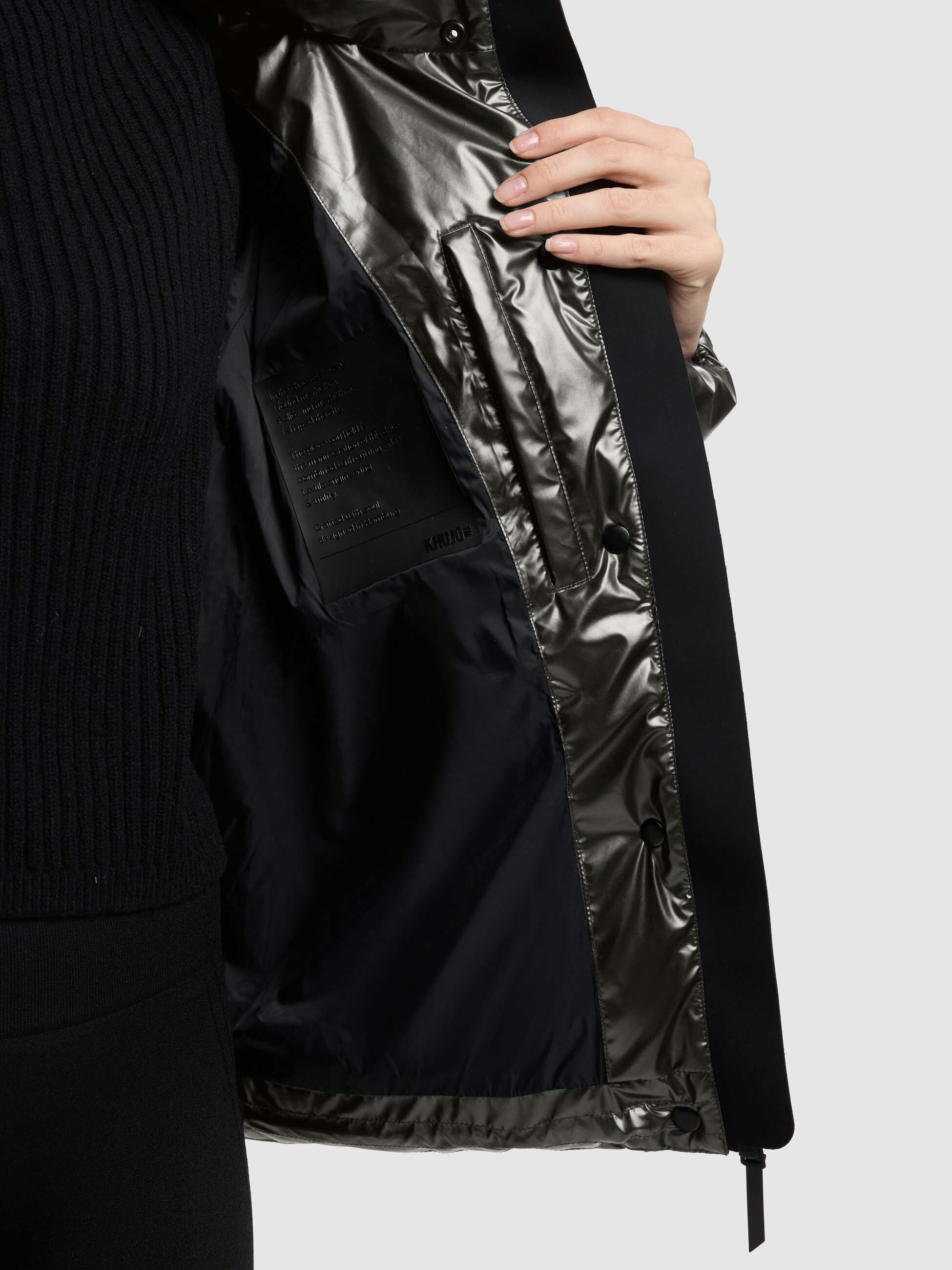 khujo Steppjacke »RINJA3 SHINY« ohne Kapuze