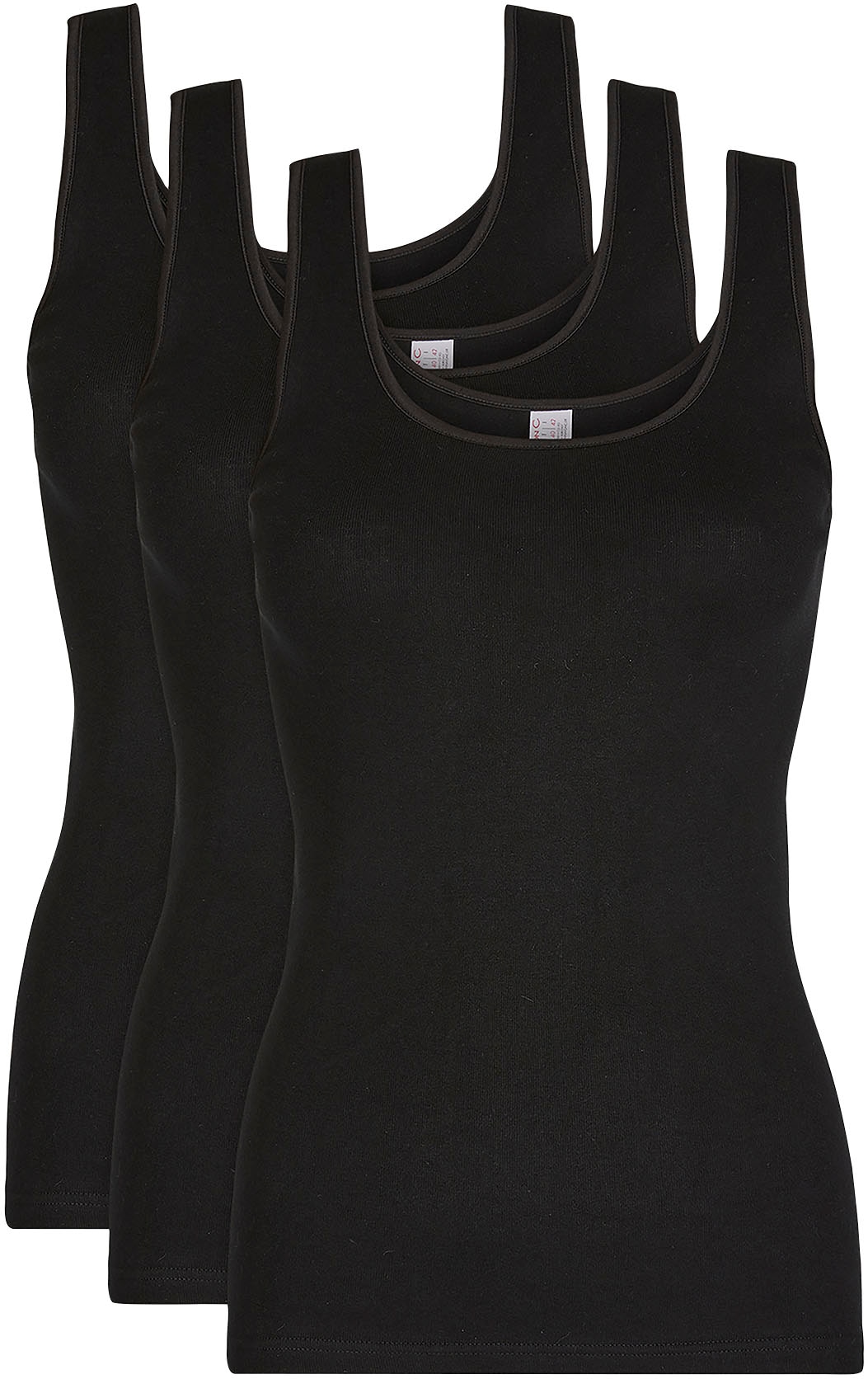 Nina Von C. Achselhemd ""Daily"" 3er Pack, basic, weich, bequem, eng, Rundh günstig online kaufen