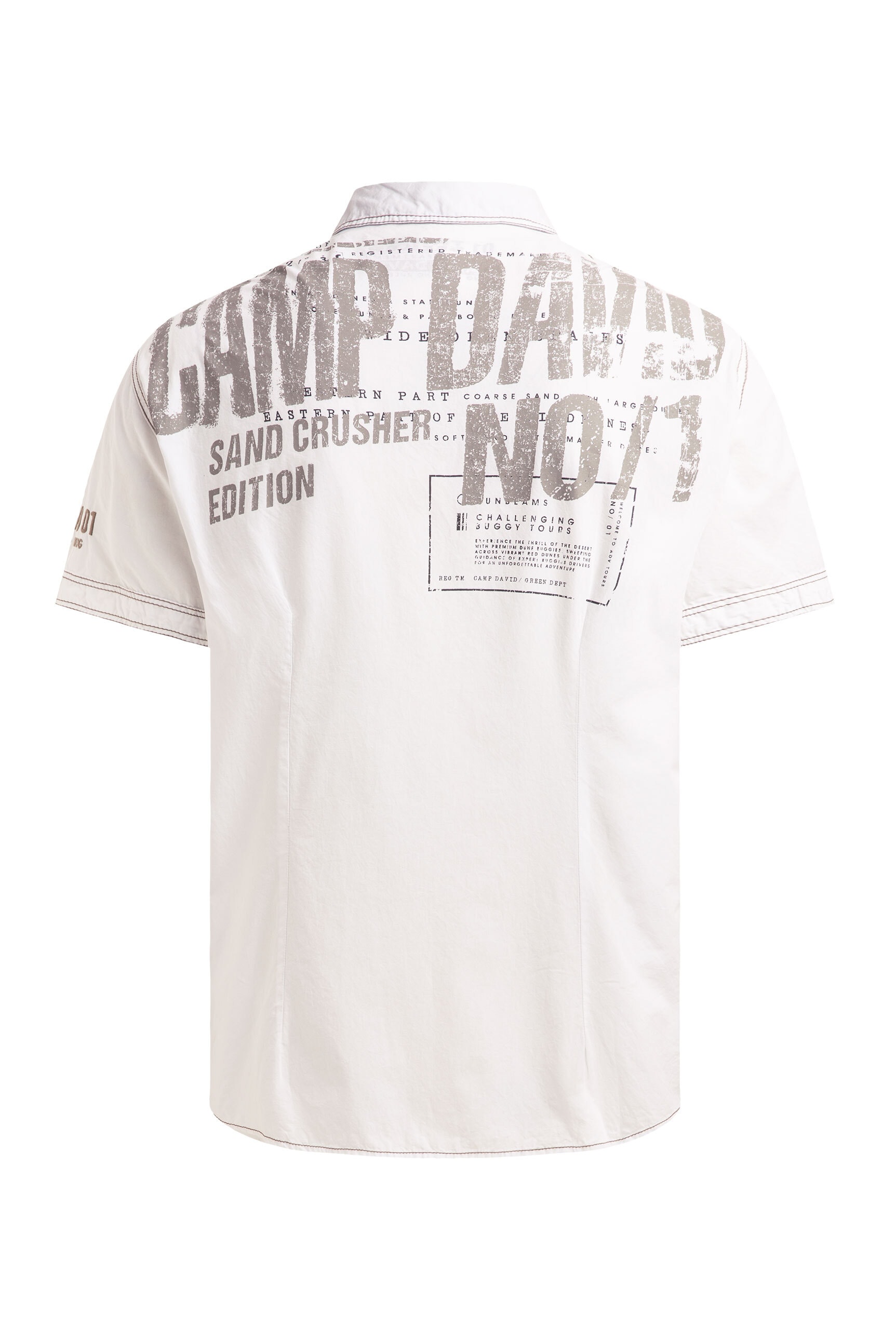 CAMP DAVID Kurzarmhemd mit Kentkragen