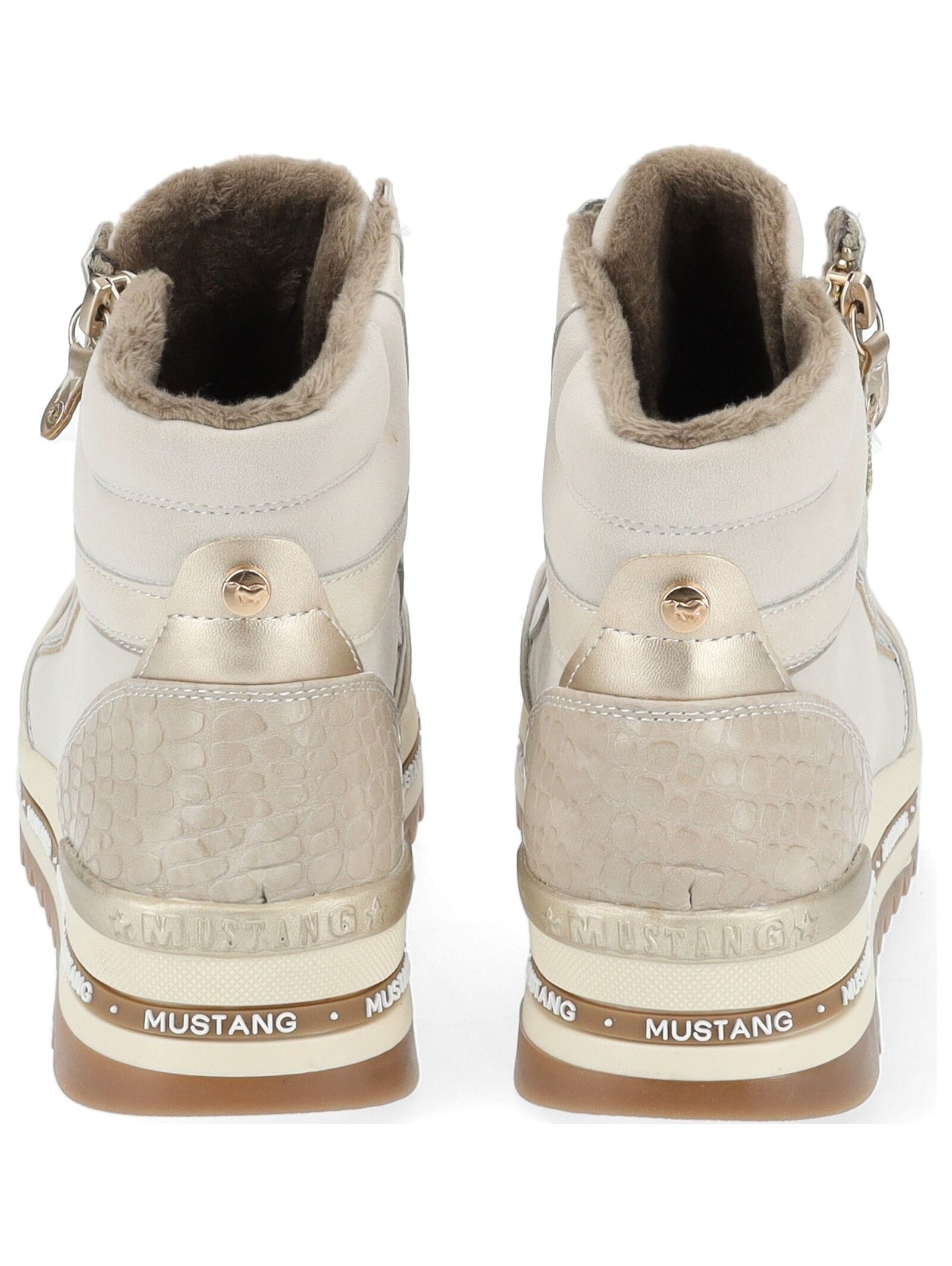 Mustang Shoes Schnürstiefelette »Mustang Shoes Stiefelette Lederimitat«