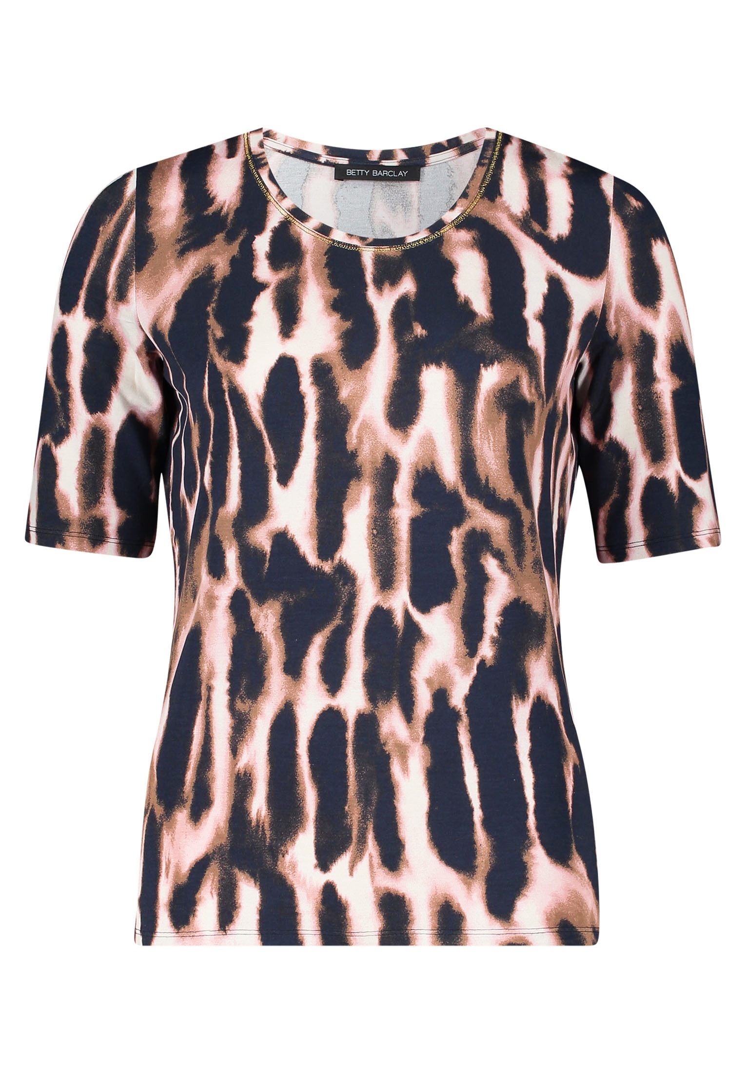 Betty Barclay Kurzarmshirt "Betty Barclay Printshirt mit Rundhalsausschnitt günstig online kaufen