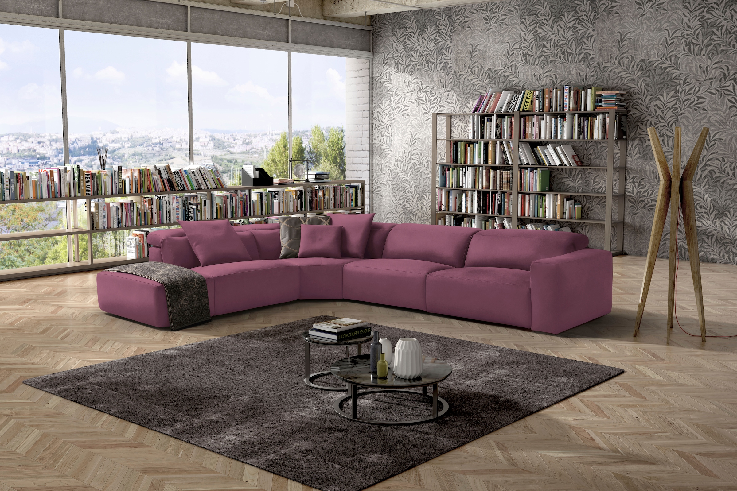 Egoitaliano Ecksofa "Beverly, extravangantes Designsofa mit erstklassigem S günstig online kaufen