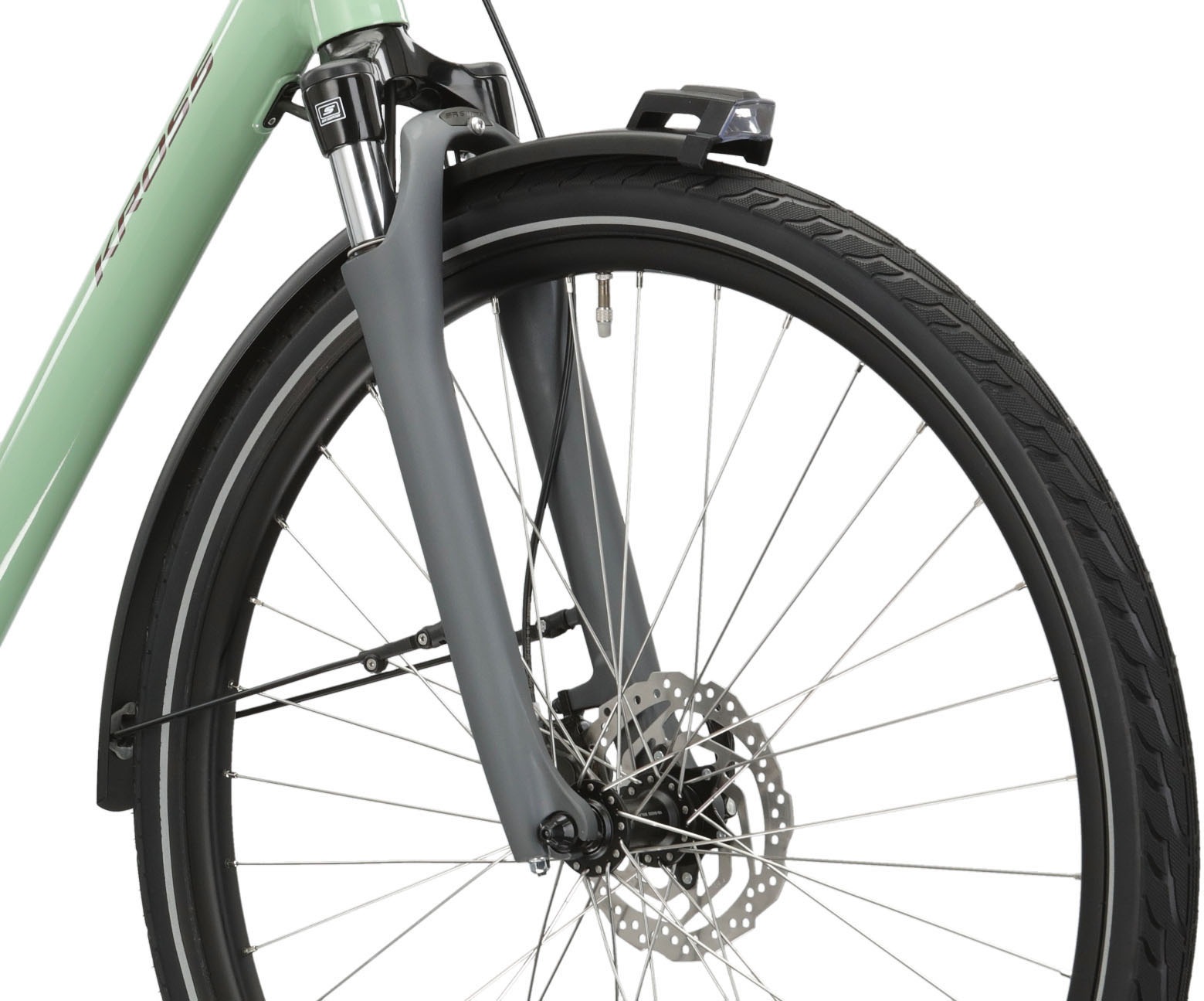 Kross »E-Citybike Sentio Hybrid 4.0 28 Zoll grün« 7 Gang Shimano NEXUS Schaltwerk Nabenschaltung Mittelmotor 250 W Pedelec, Elektrofahrrad für Damen und Herren