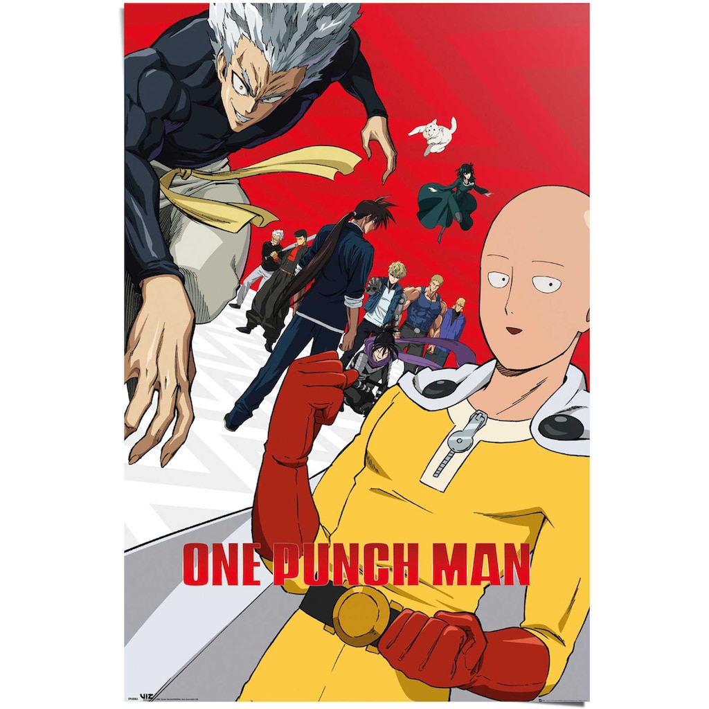 Reinders! Poster »One Punch Man Japan - Webcomic - Manga - Superheld Saitama«, (1 St.)