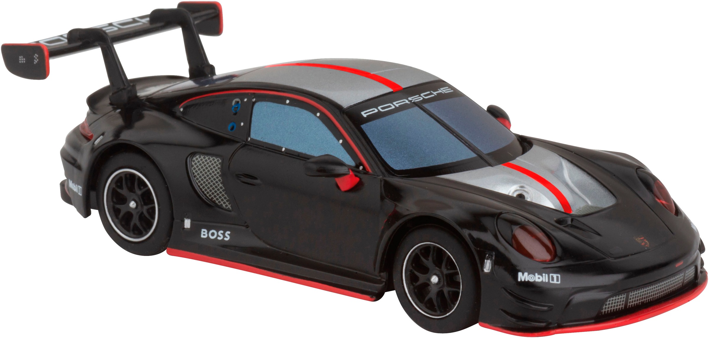 Carrera® Rennbahn-Auto »Carrera Hybrid, Porsche 911 GT3 R, Black Devil«