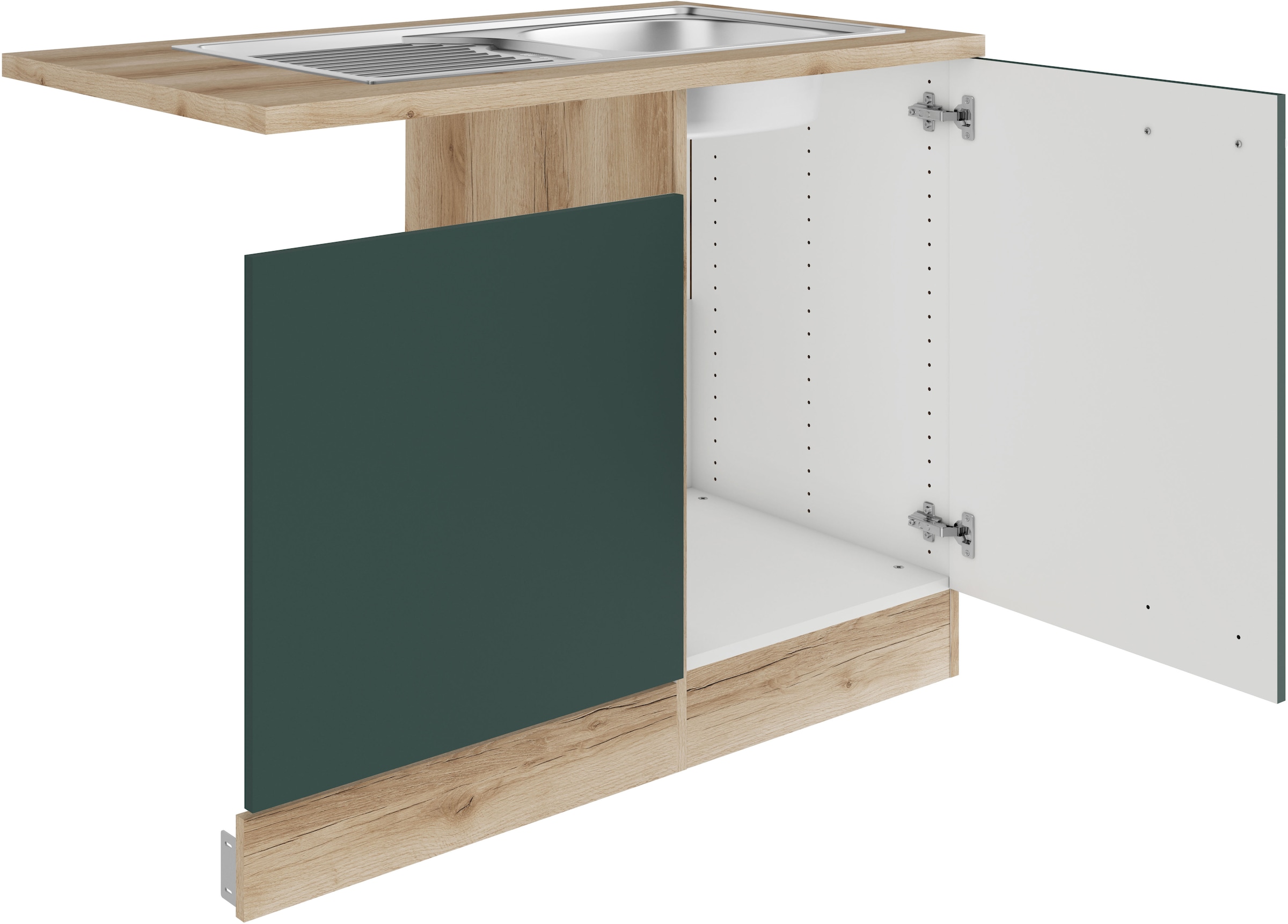 OPTIFIT Spülenschrank »Bella«, Breite 110 cm, für teilintegrierten Geschirrspüler