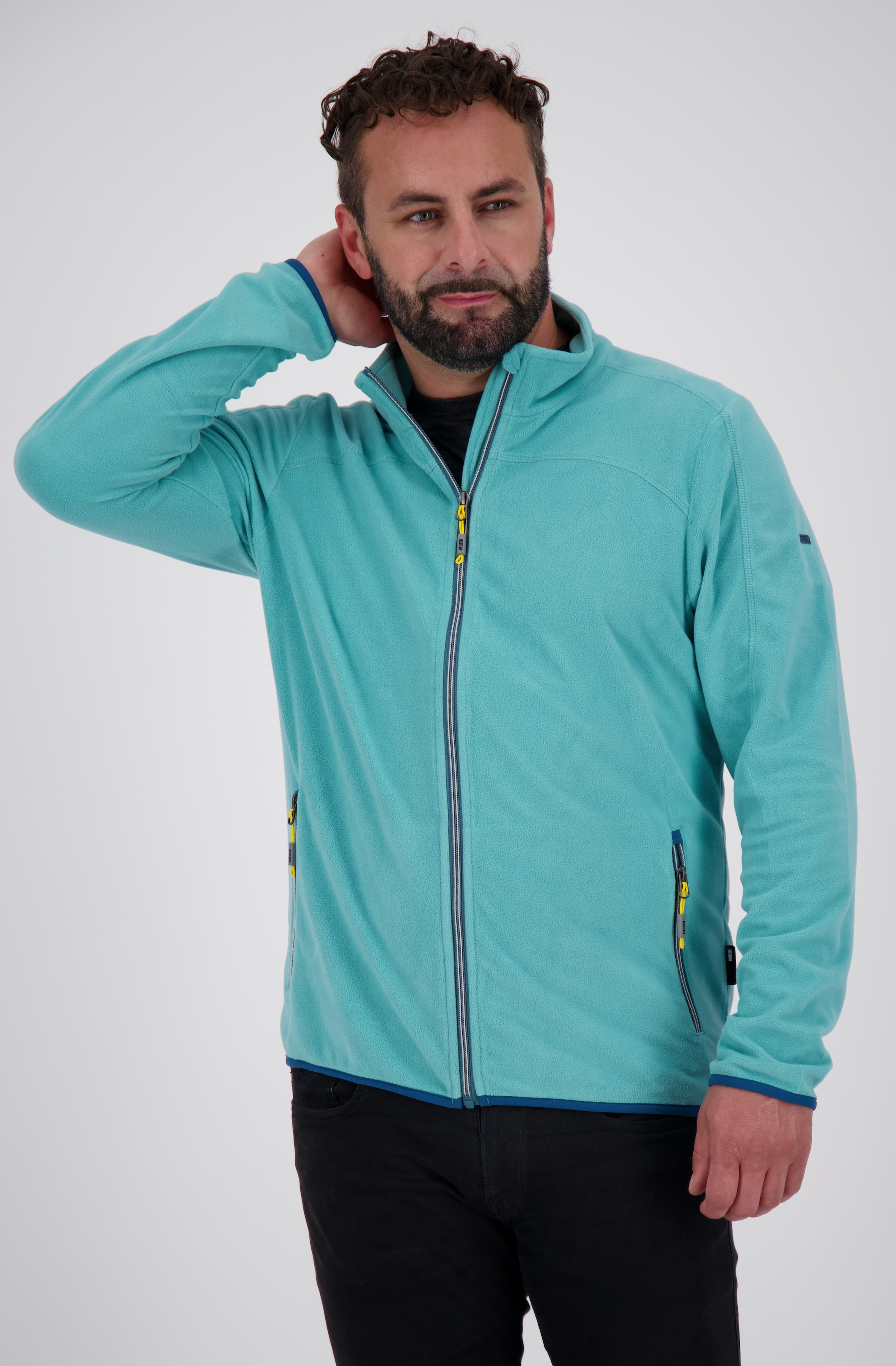 DEPROC Active Fleecejacke »KIRKVALE II MEN«, weiche Fleecejacke in traditioneller Optik