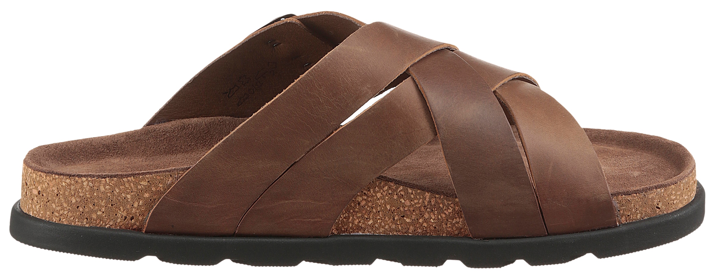 Rieker Pantolette, Sommerschuh, Strandschuh, Hausschuh mit bequemem Fußbett