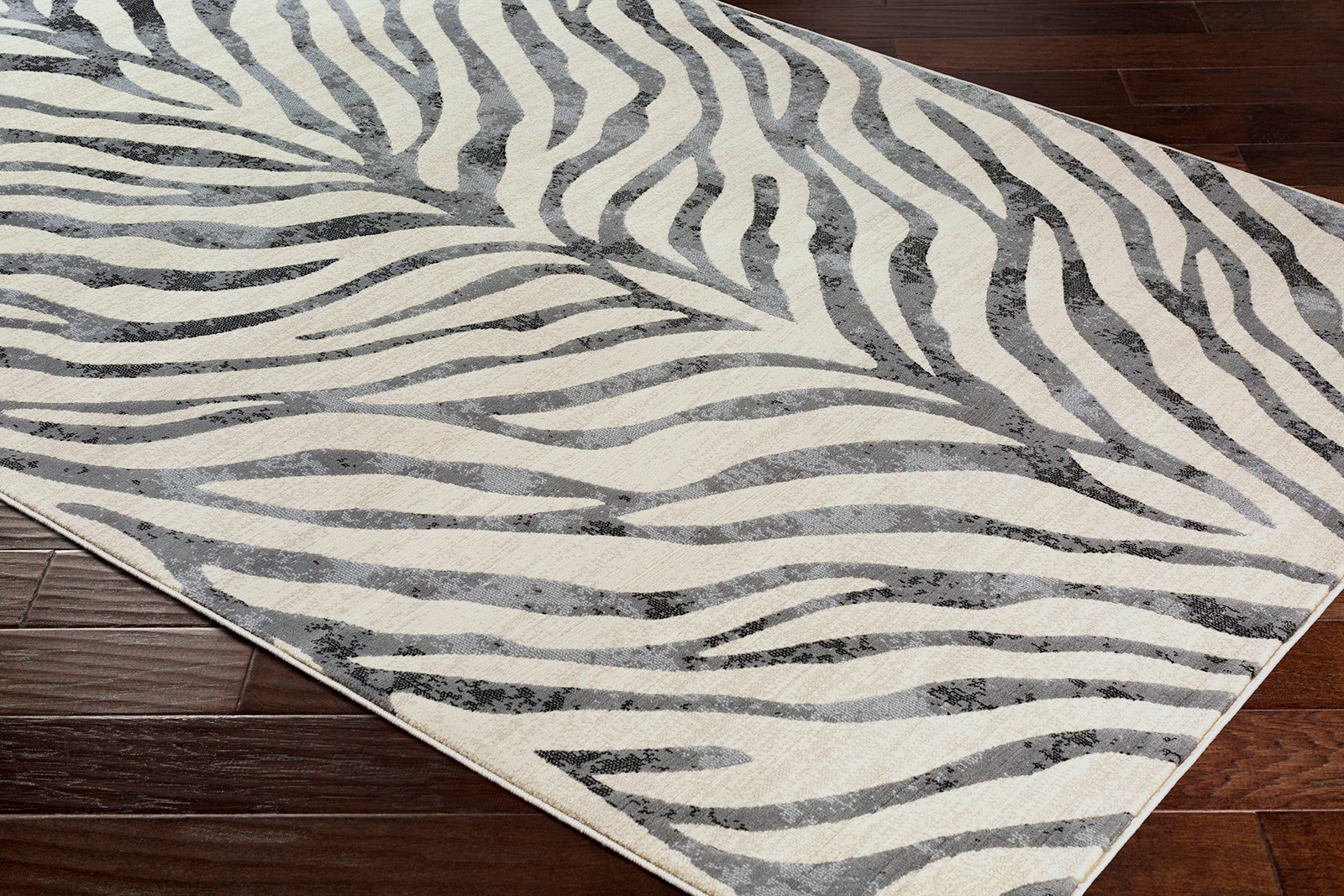 Livabliss Teppich »LUANDA«, rechteckig, 11 mm Höhe, Skandinavischer Teppich, Boho Wohnzimmerteppich/Läufer im Zebra Muster