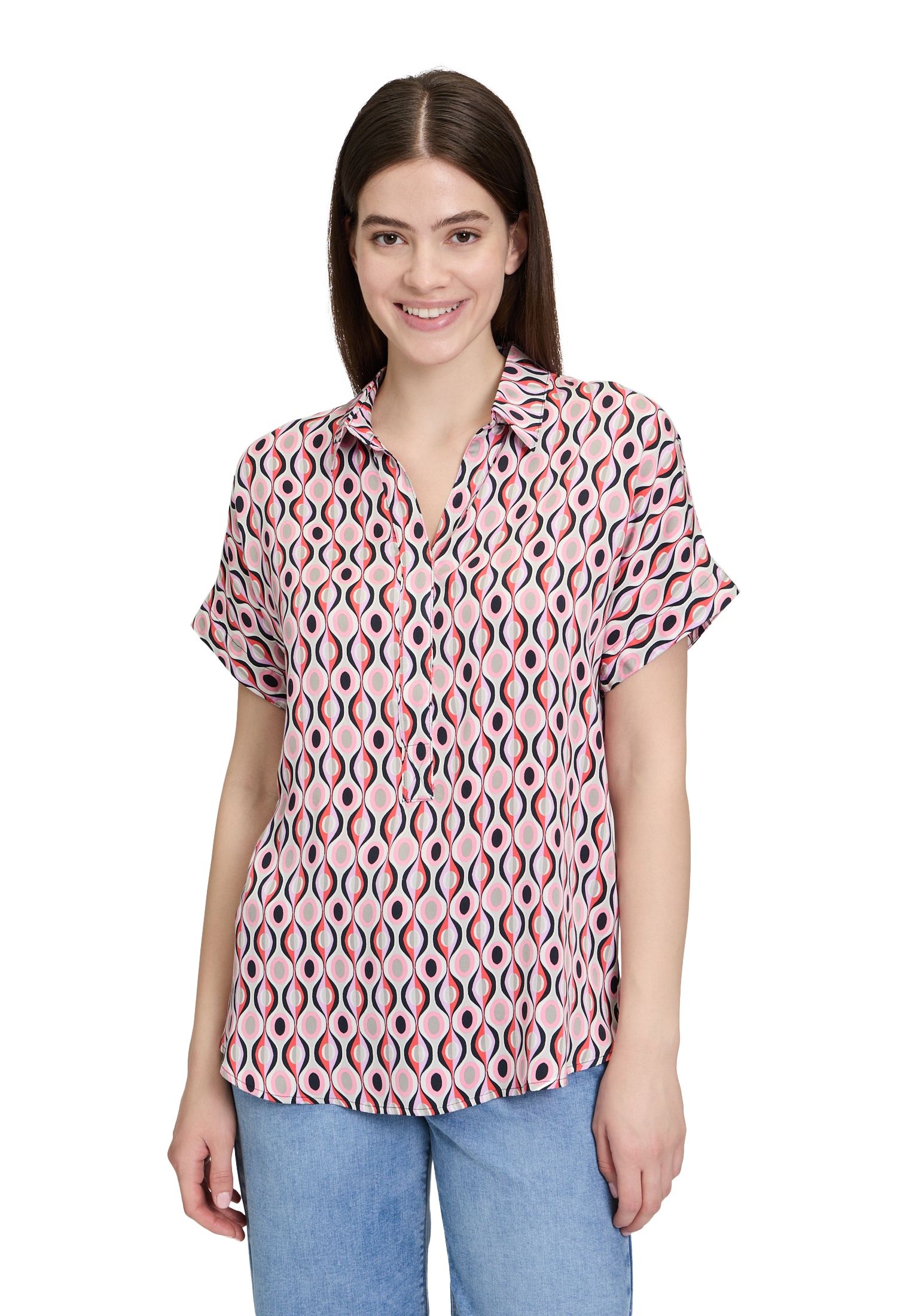 Betty Barclay Schlupfbluse "Betty Barclay Damen Schlupfbluse mit Kragen" günstig online kaufen