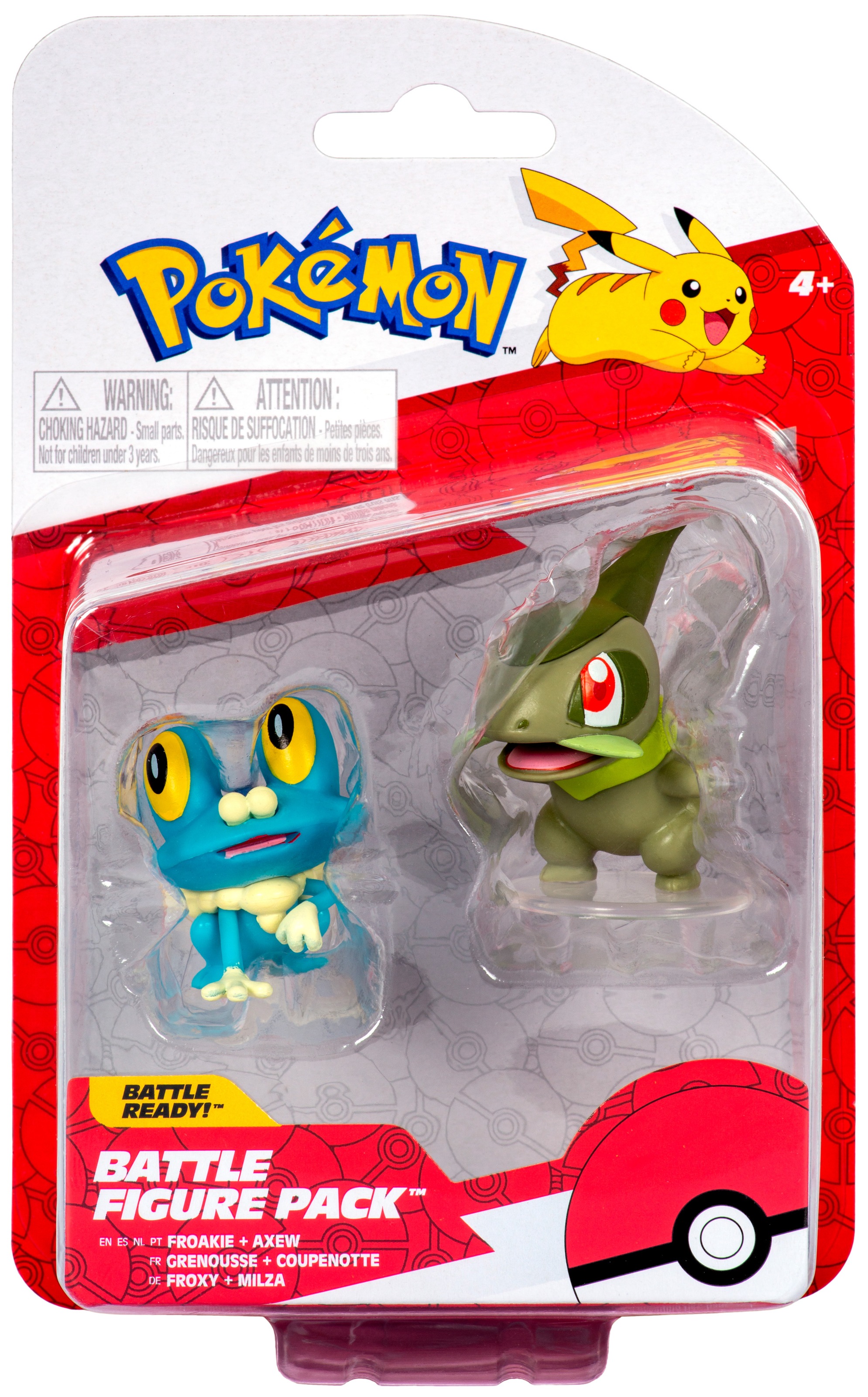 Jazwares Merchandise-Figur »Pokémon - Battle Figure Pack - Milza & Froxy«, (Set, 2 tlg.)