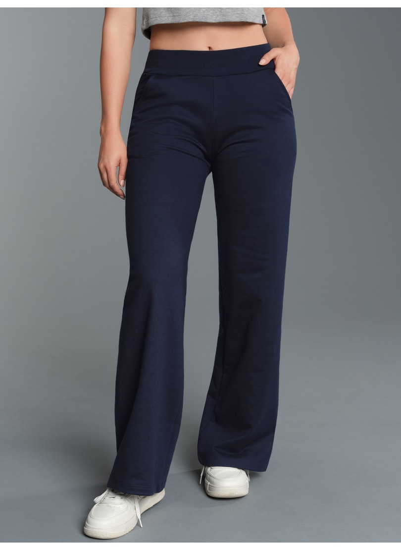Trigema Jerseyhose "TRIGEMA Jogginghose mit weitem Bein" günstig online kaufen