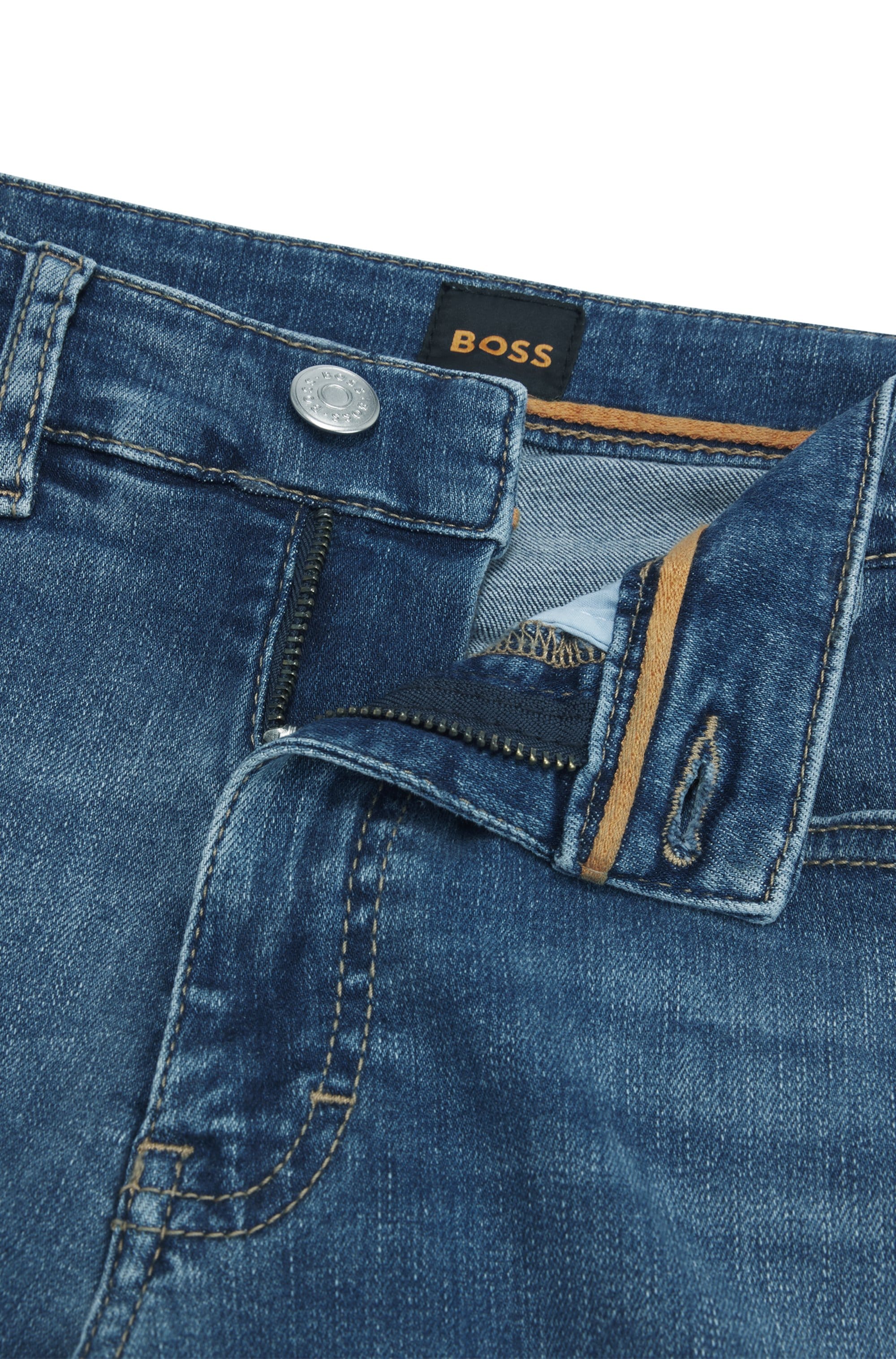 BOSS ORANGE Slim-fit-Jeans »Jackie Mid Waist Premium Damenmode«, Mid Rise