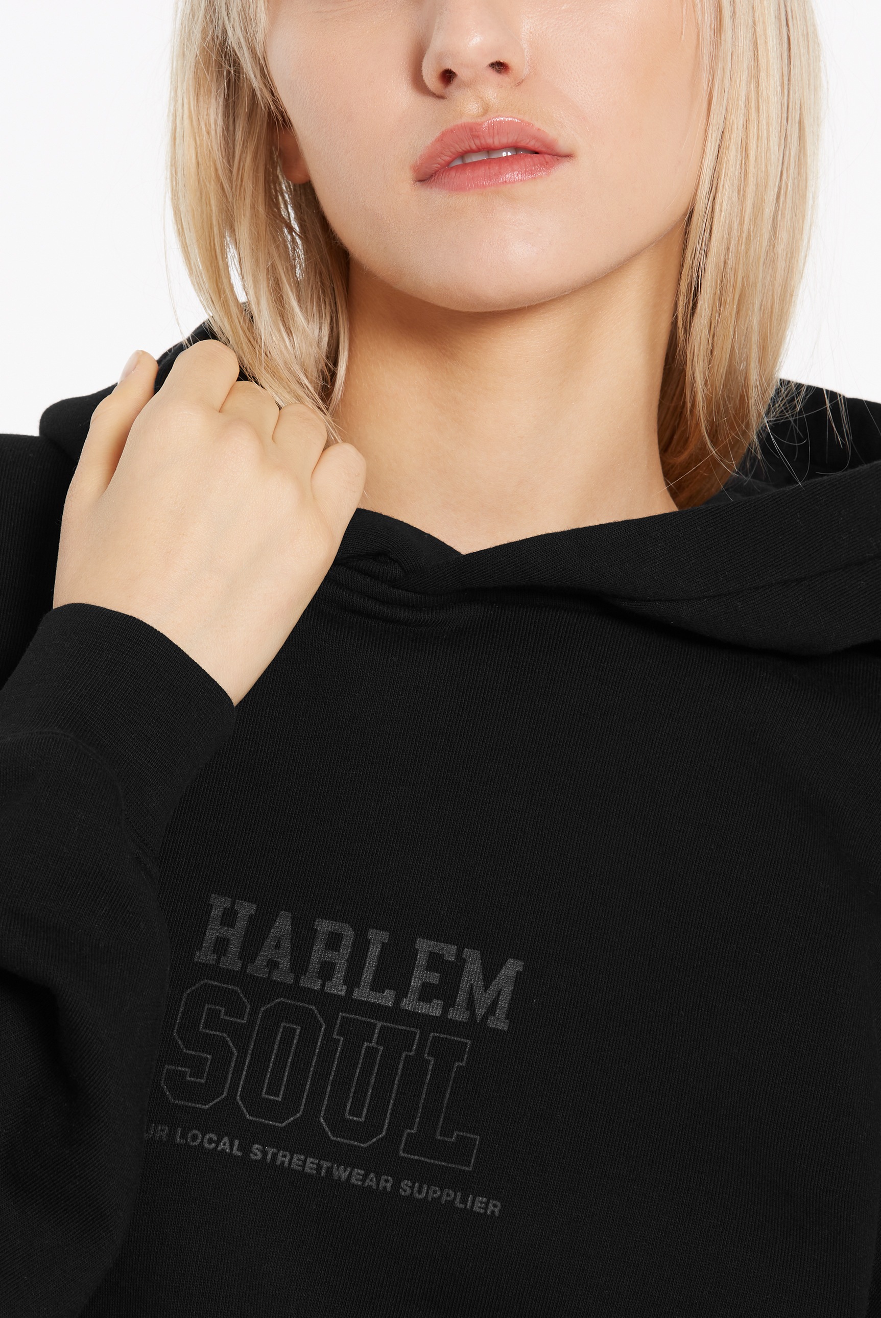 Harlem Soul Kapuzensweatshirt, mit Baumwolle