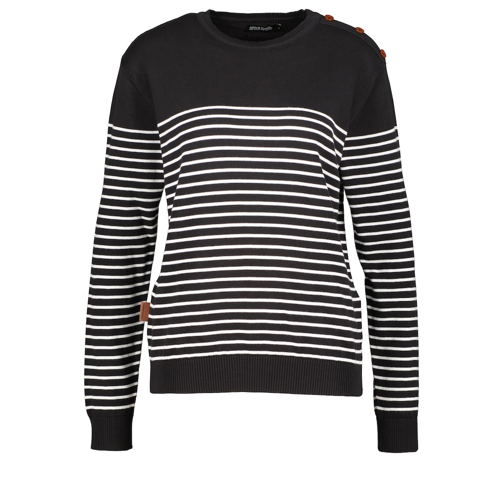 Alife & Kickin Rundhalspullover »ValentinaAK Z Knit Damen Rundhalspullover, Pullover«