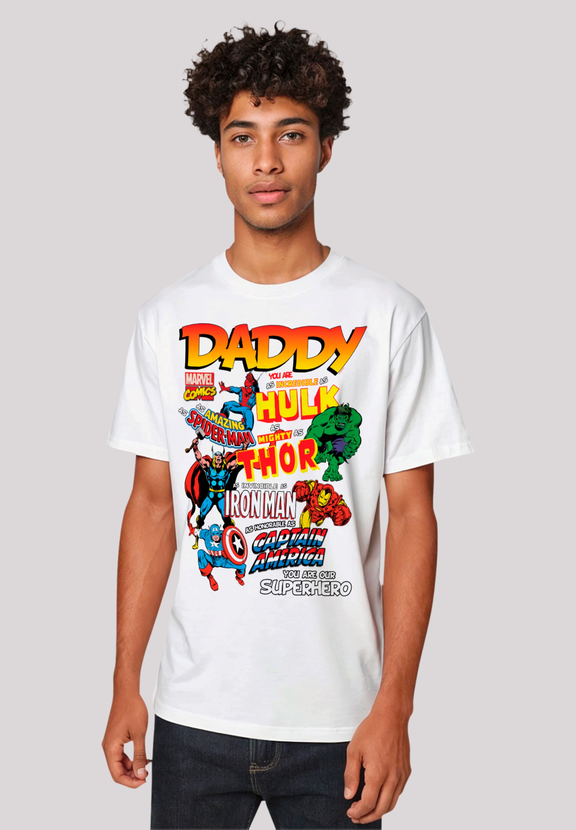 F4NT4STIC T-Shirt "Marvel Comics Our Dad Superhero", Premium Qualität günstig online kaufen