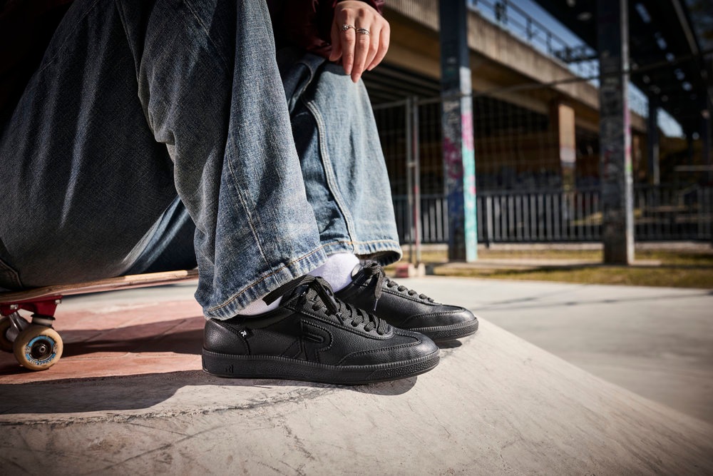 RIEKER Sport Sneaker »San Diego Swing2GO«, Retro-Sneaker, Freizeitschuh, Halbschuh mit herausnehmbarem Fußbett