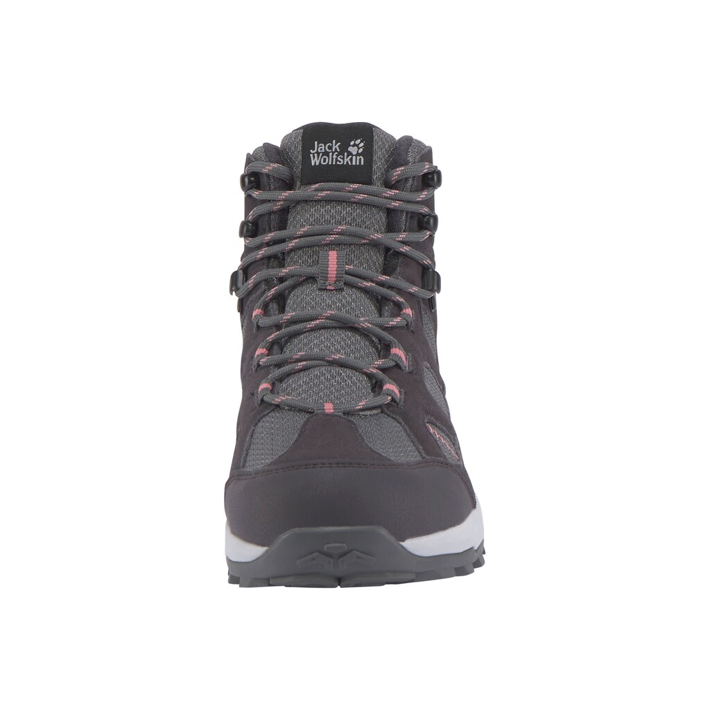 Technik & Freizeit Sportarten Jack Wolfskin Wanderschuh »GREAT HIKE 2 TEXAPORE MID W« anthrazit-rosa Technik & Freizeit Sportarten Jack Wolfskin Wanderschuh »GREAT HIKE 2 TEXAPORE MID W« anthrazit-rosa