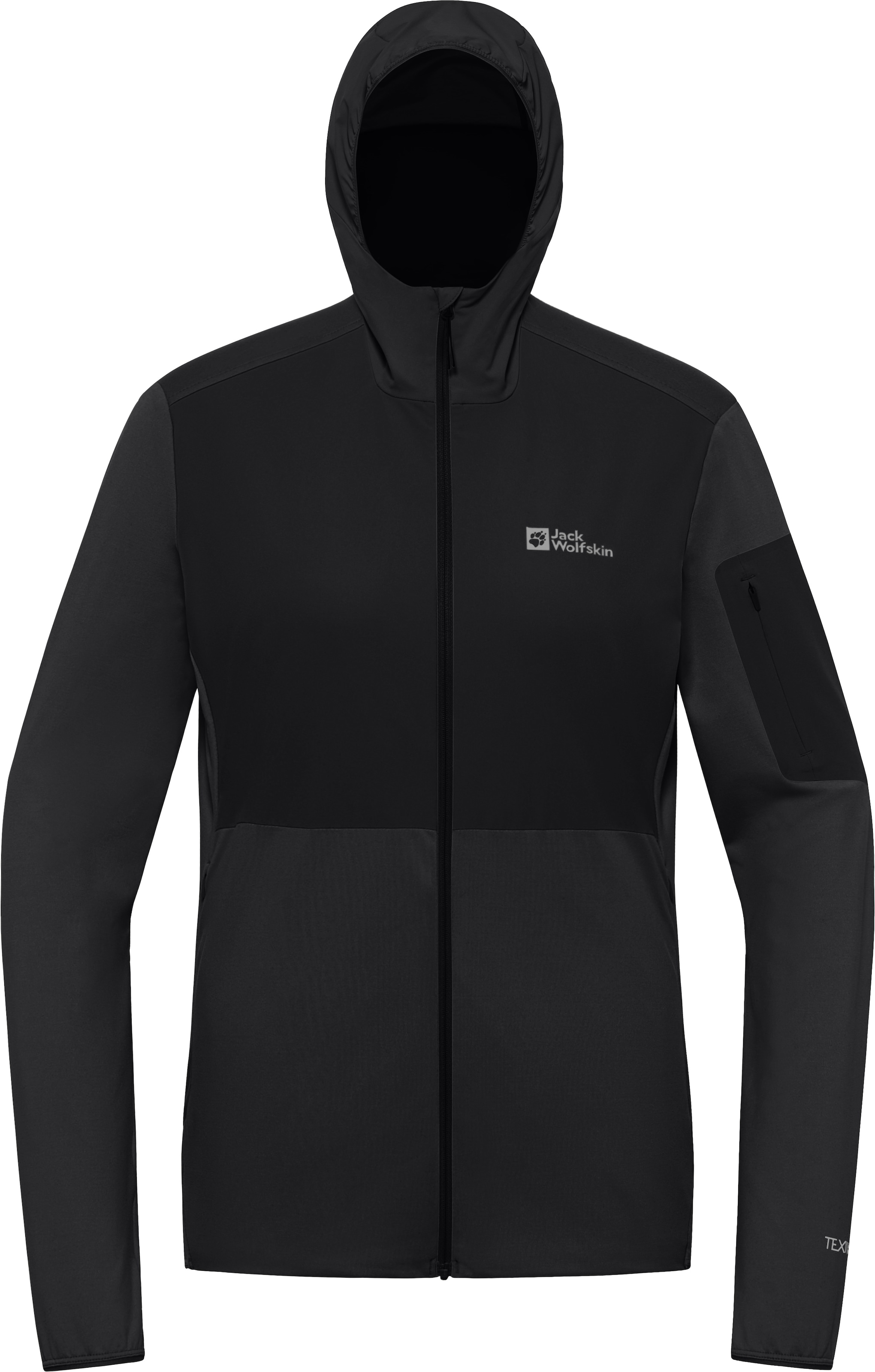 Jack Wolfskin Kapuzenfleecejacke »PRELIGHT TRAIL HOODY W«, mit Kapuze