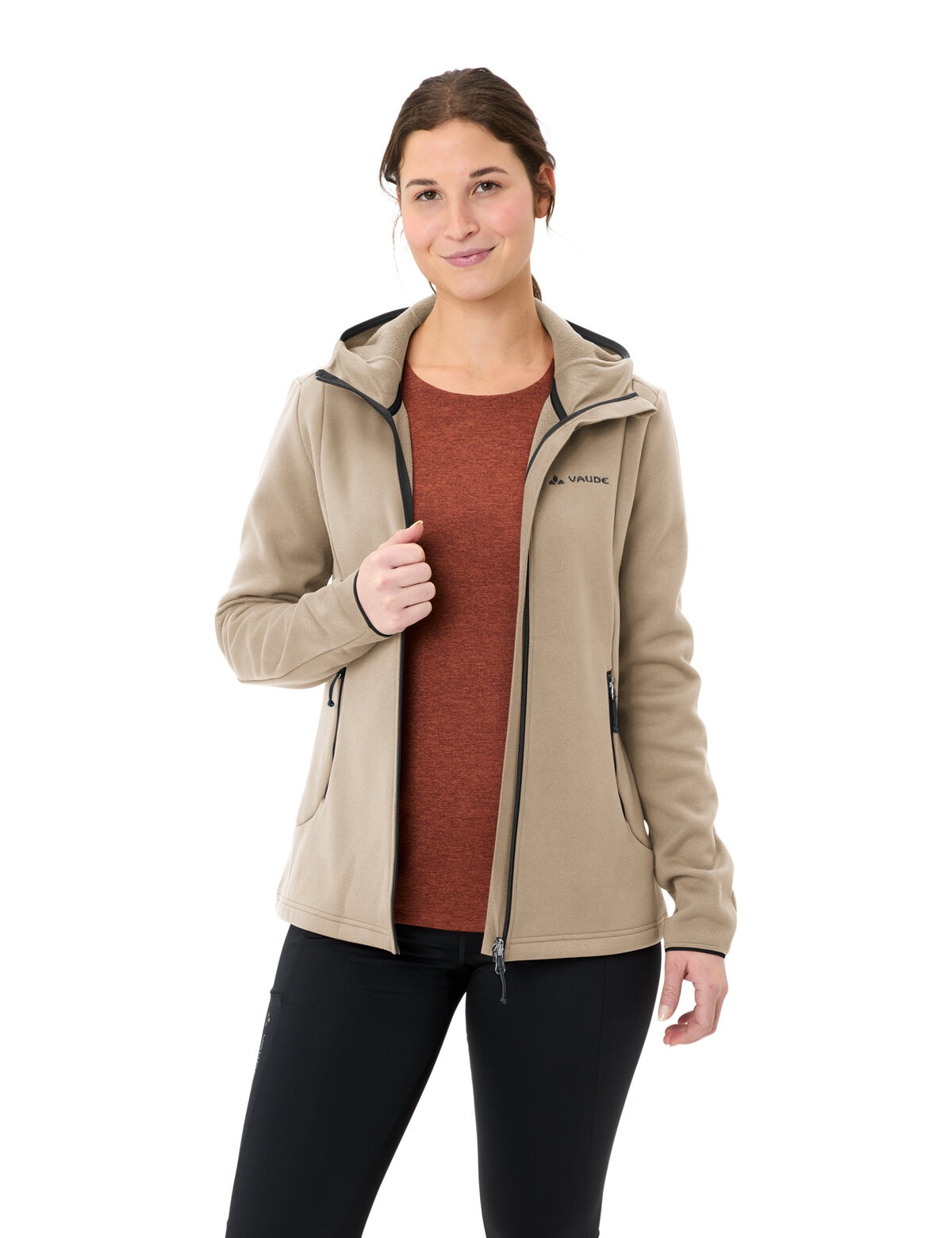 VAUDE Fleecejacke »WOMEN'S IDRIS FLEECE HOODY«, (1 St.)