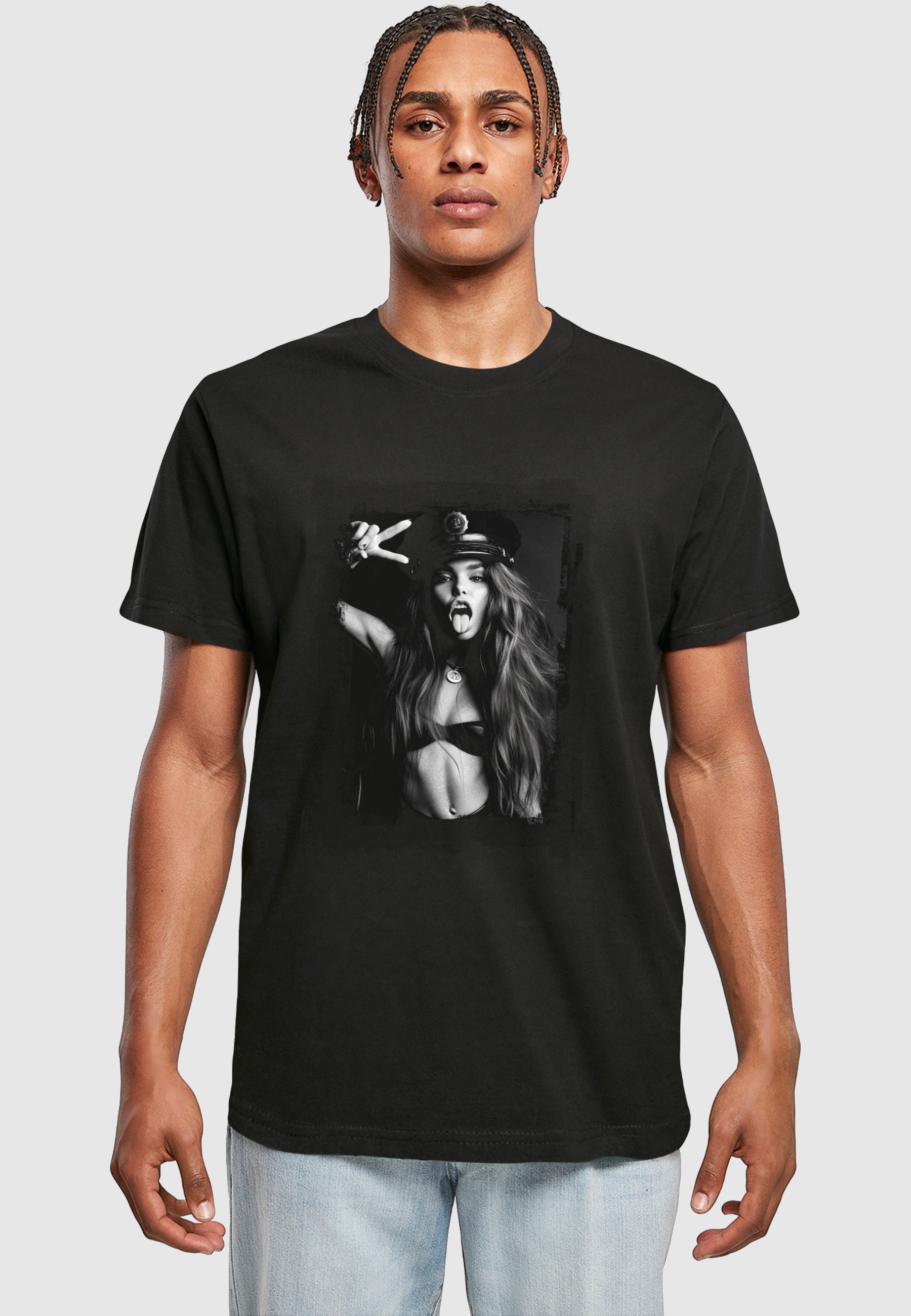MisterTee T-Shirt »MisterTee Have Fun Peace Sign Tee« 1 Stk.