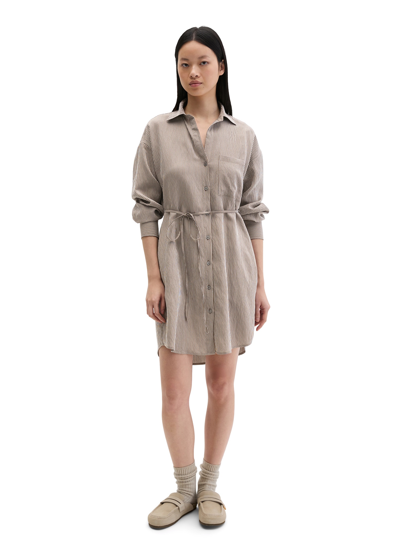Marc O'Polo Hemdblusenkleid »aus LENZING™ ECOVERO™«