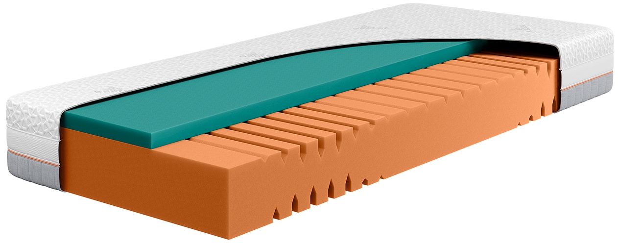 Beka® Gelschaummatratze »Gelschaum Matratze GELTEX® Next Horizon 240« 24 cm hoch Raumgewicht: 43 kg/m³ 1 Stk. tlg. 100% GELTEX®-Schaum, 24 cm hoch, RG43, verfügbar in H2 & H3, 90x200 cm