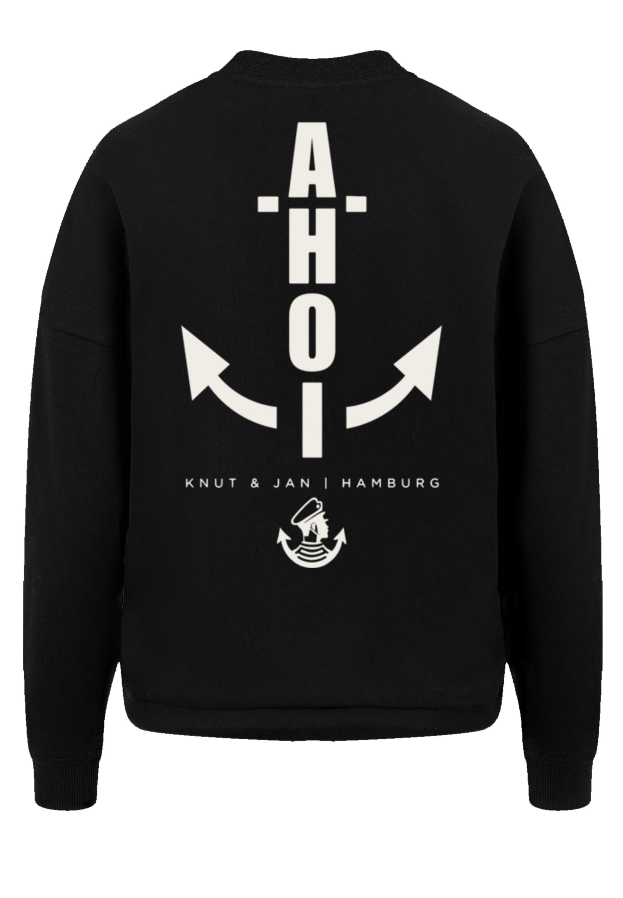 F4NT4STIC Sweatshirt »Ahoi Anker Knut & Jan Hamburg«, Print