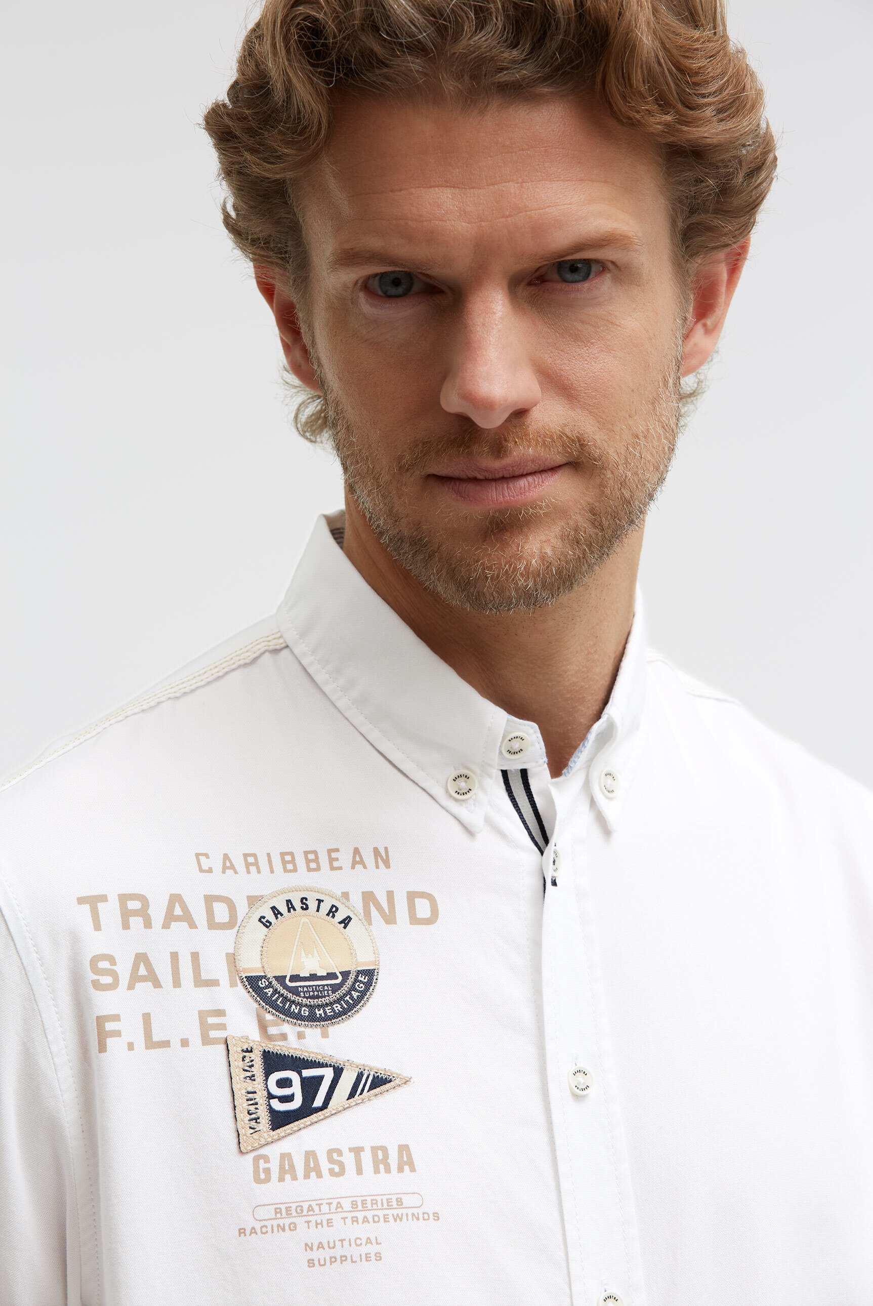 Gaastra Langarmhemd mit reflektierenden Tapes