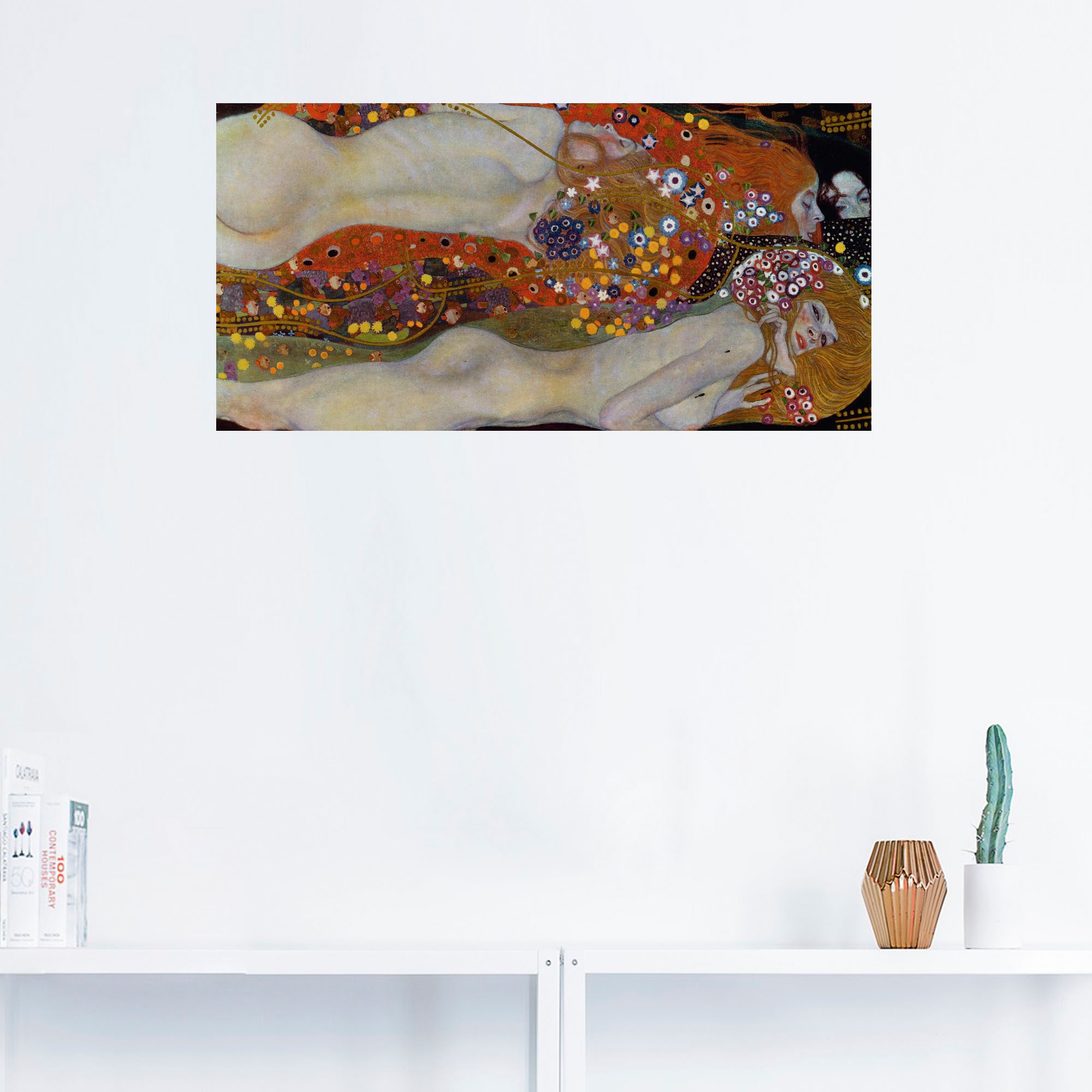 Artland Wandbild »Wasserschlangen II (Die Freundinnen)«, Frau, (1 St.), als Leinwandbild, Poster, Wandaufkleber in verschied. Größen