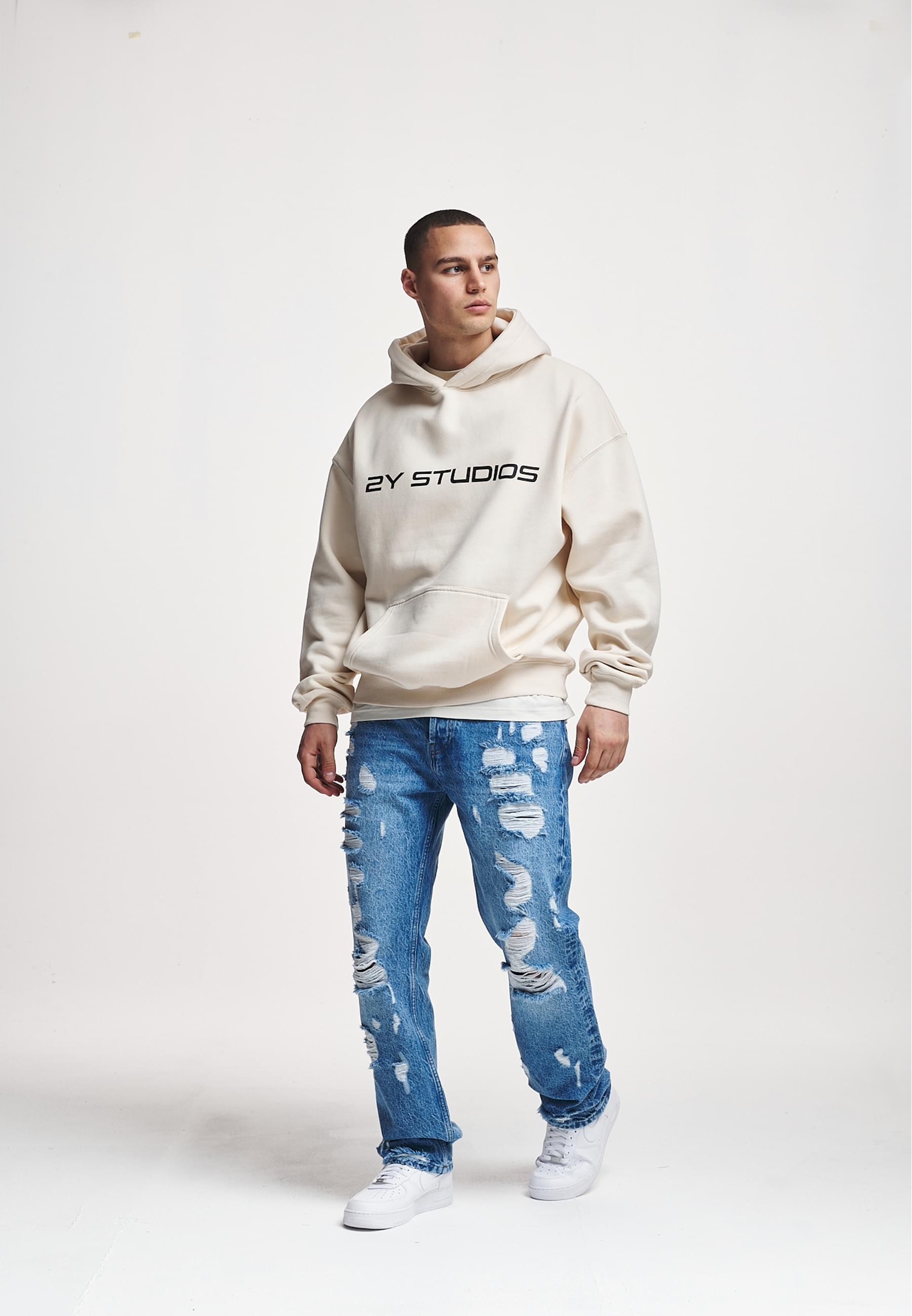 2Y Studios Bequeme Jeans »2Y Studios 2Y Firio Destroyed Straight Jeans«
