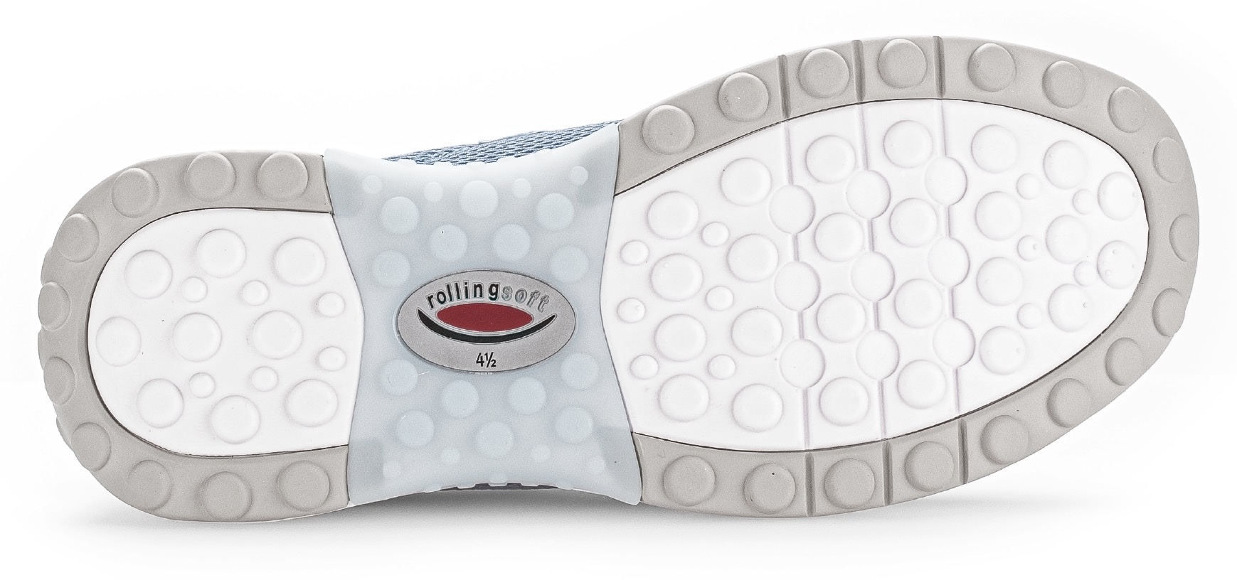 Gabor Rollingsoft Keilsneaker, Freizeitschuh, Halbschuh, Schnürschuh mit OPTIFIT-Fußbett