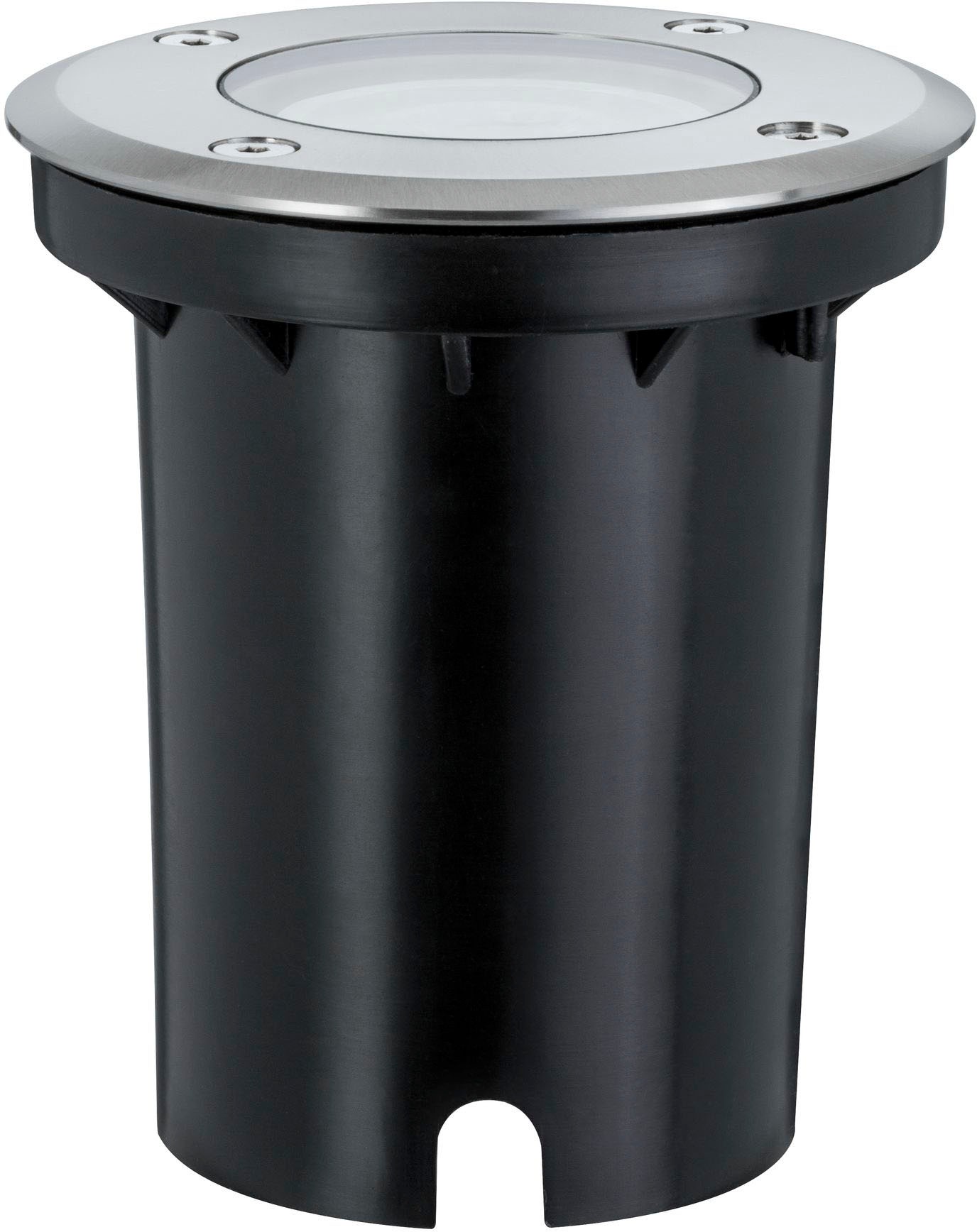 Paulmann LED Einbauleuchte »Outdoor 230V Boden IP67 rund GU10 3,5W 140x140mm Edelstahl/Metall«, 1 flammig, Leuchtmittel GU10 | LED fest integriert, GU10, IP67