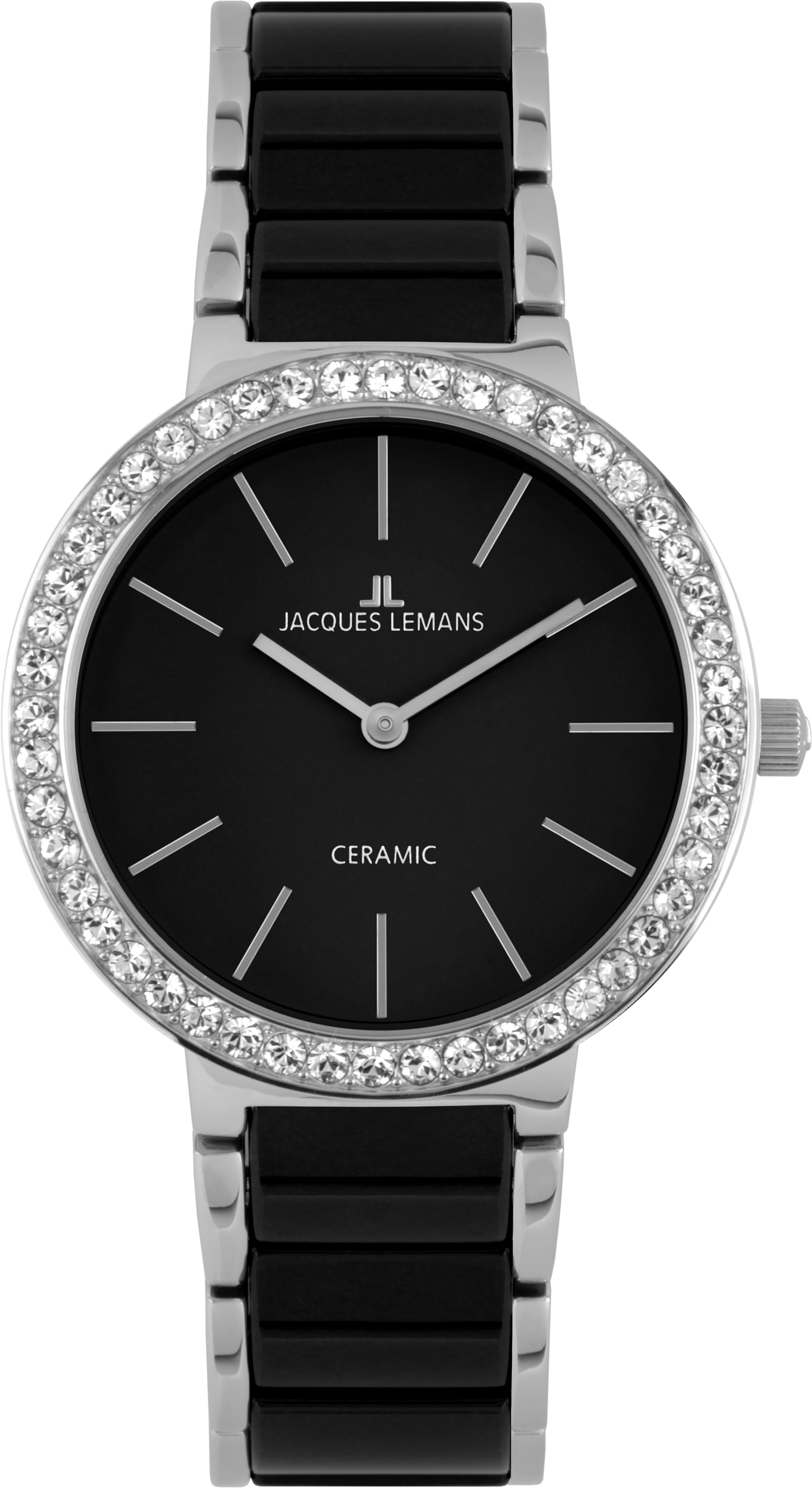 Jacques Lemans Quarzuhr »Monaco« Armbanduhr, Damenuhr, Keramik, analog