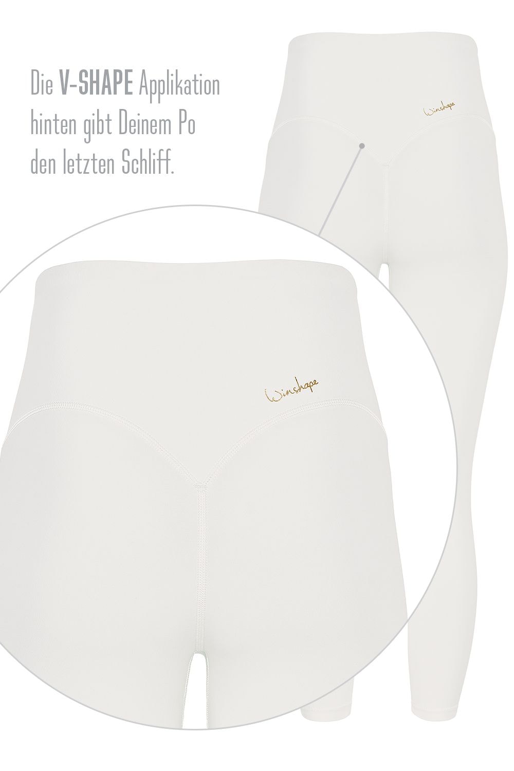 Winshape Leggings »7/8-Tights HWL317C«, mit V-Shape Applikation und Core-Bund
